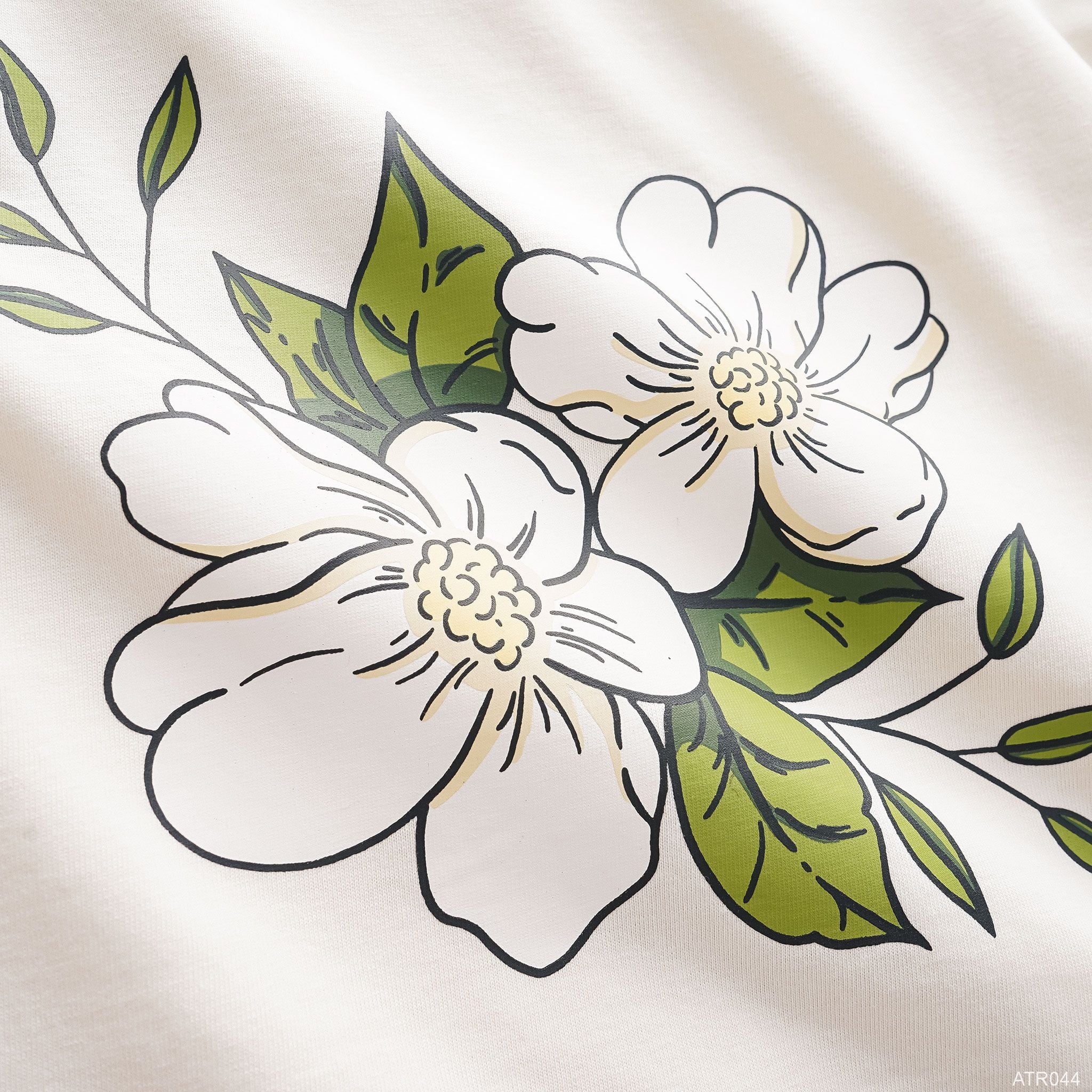  Áo thun RAFOZ Cream Floral - 044 