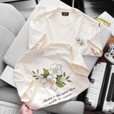  Áo thun RAFOZ Cream Floral - 044 