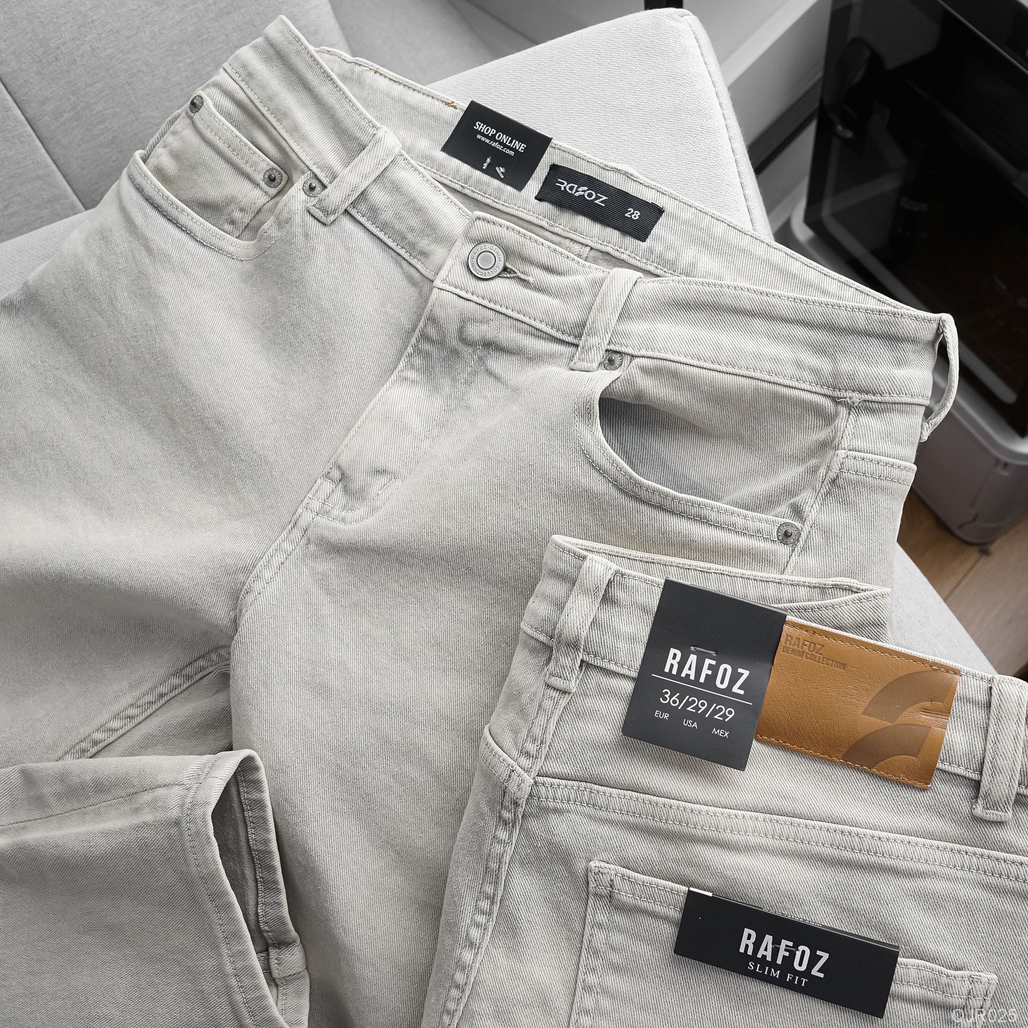  Quần jean RAFOZ slimfit grayish - 025 