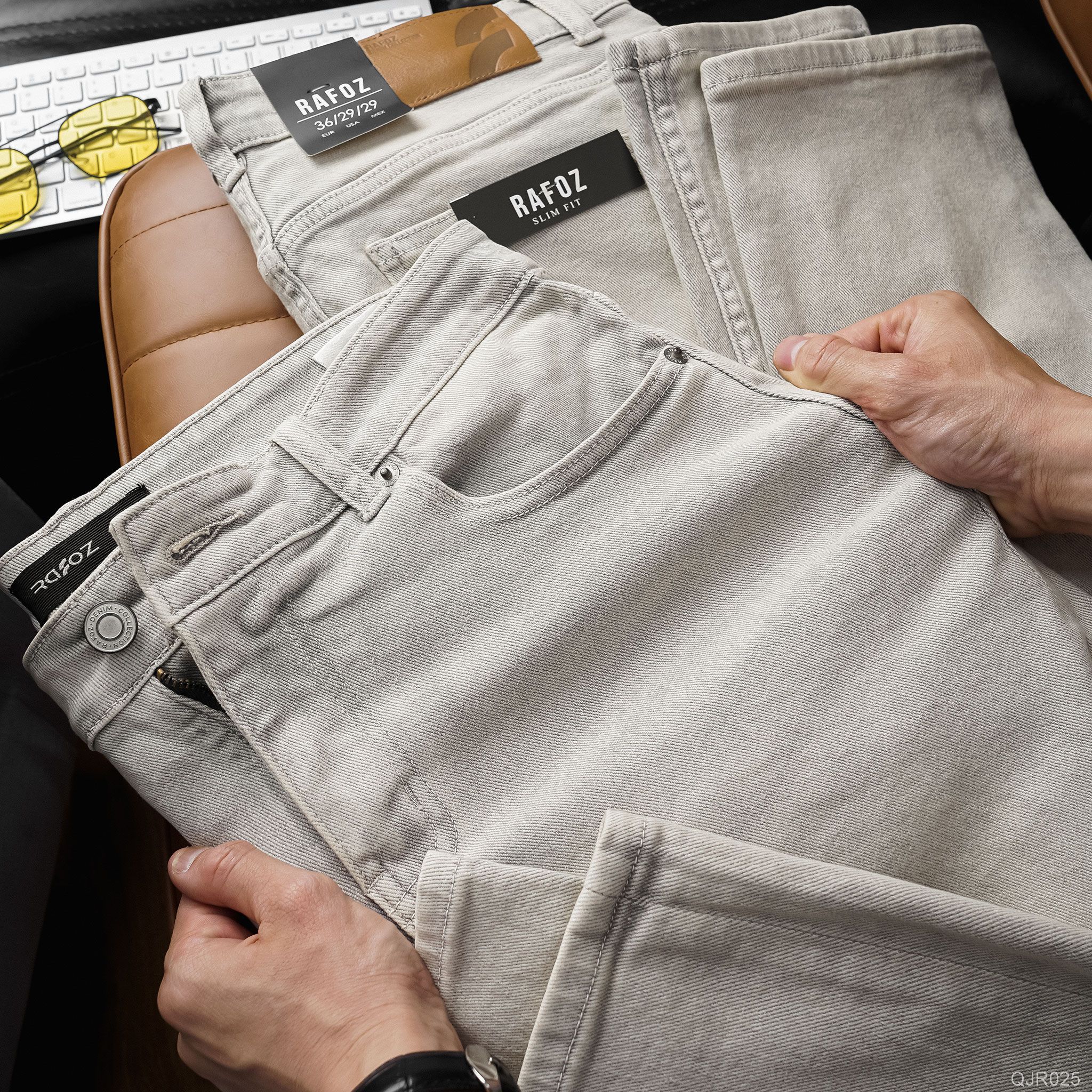  Quần jean RAFOZ slimfit grayish - 025 