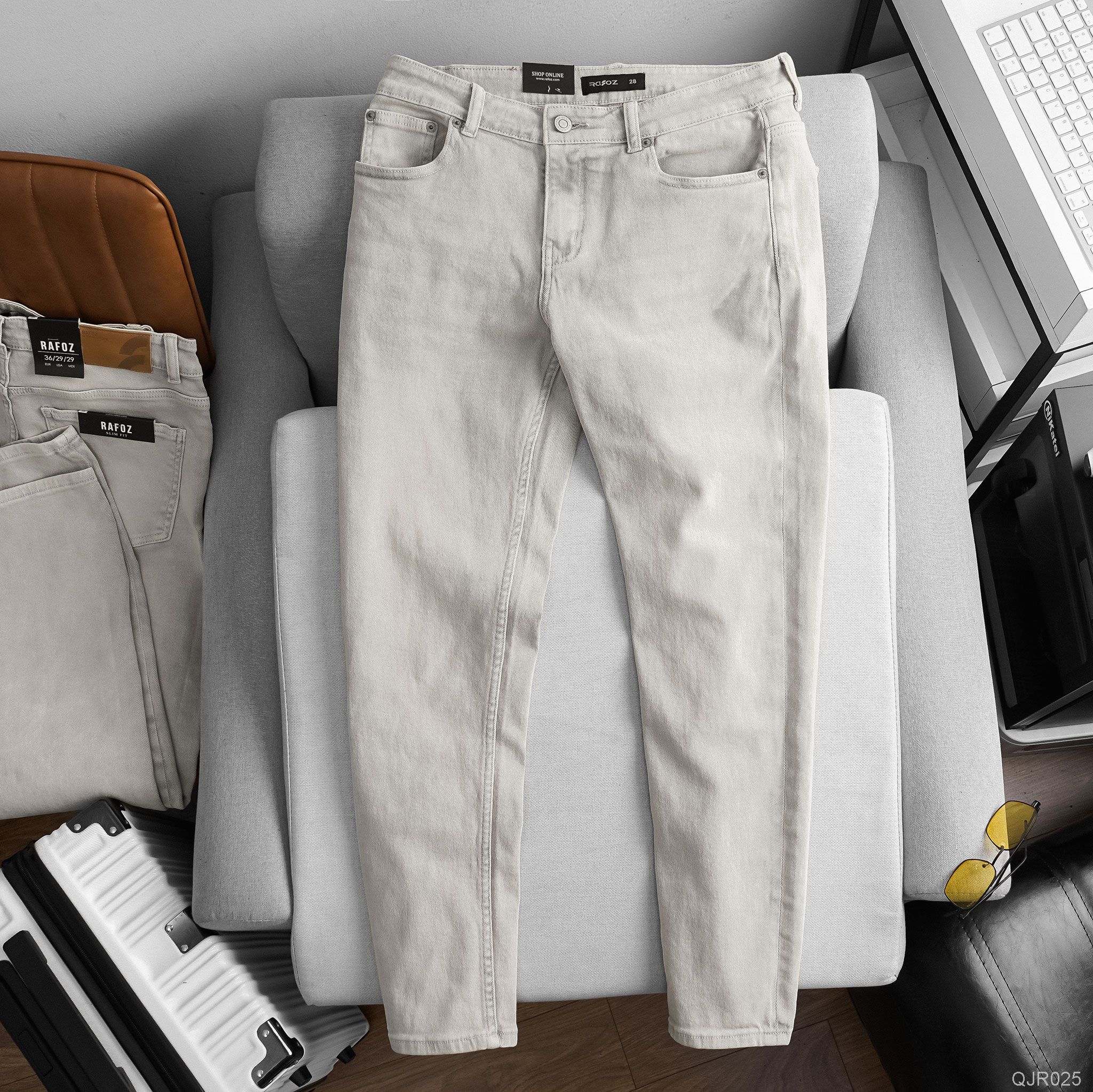  Quần jean RAFOZ slimfit grayish - 025 