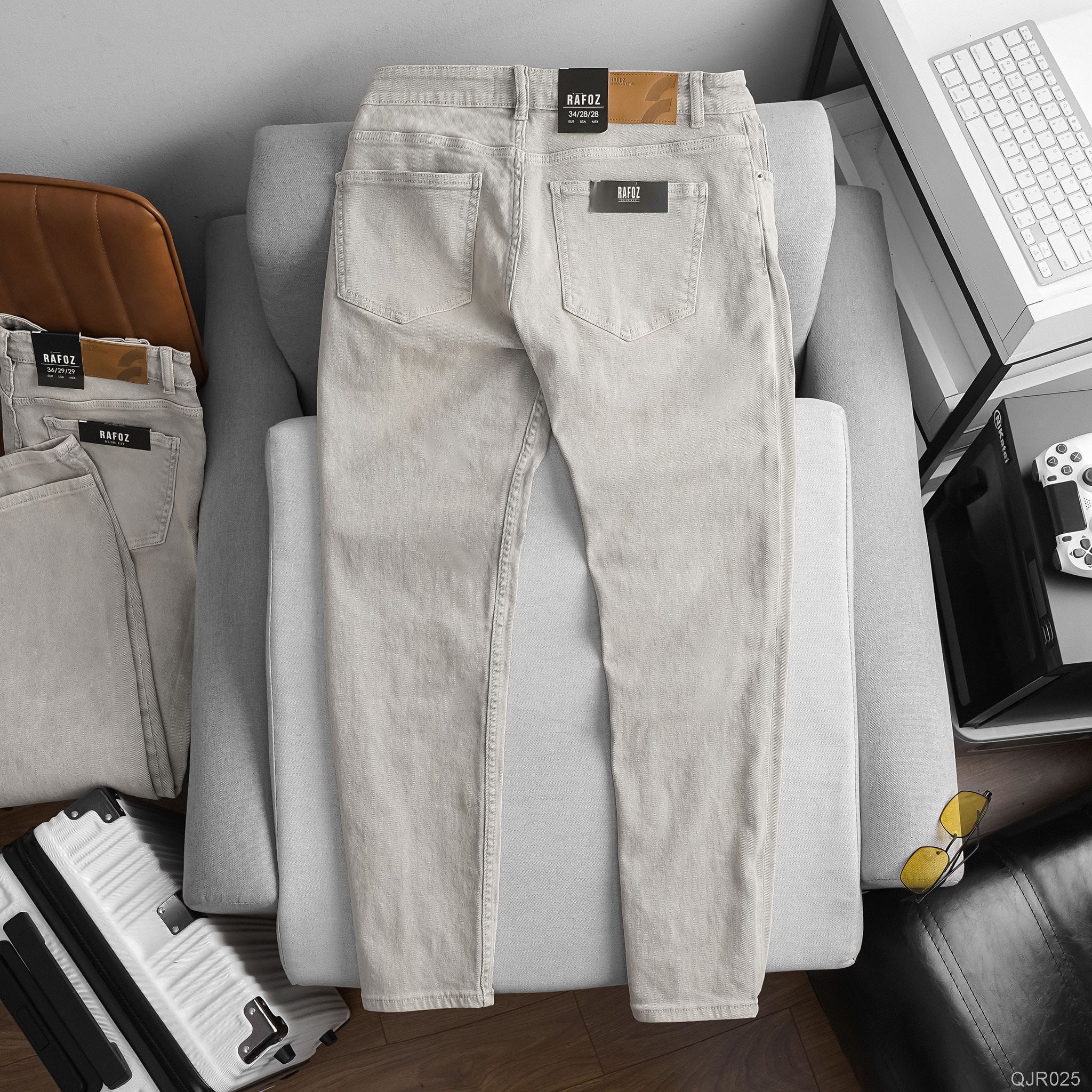  Quần jean RAFOZ slimfit grayish - 025 