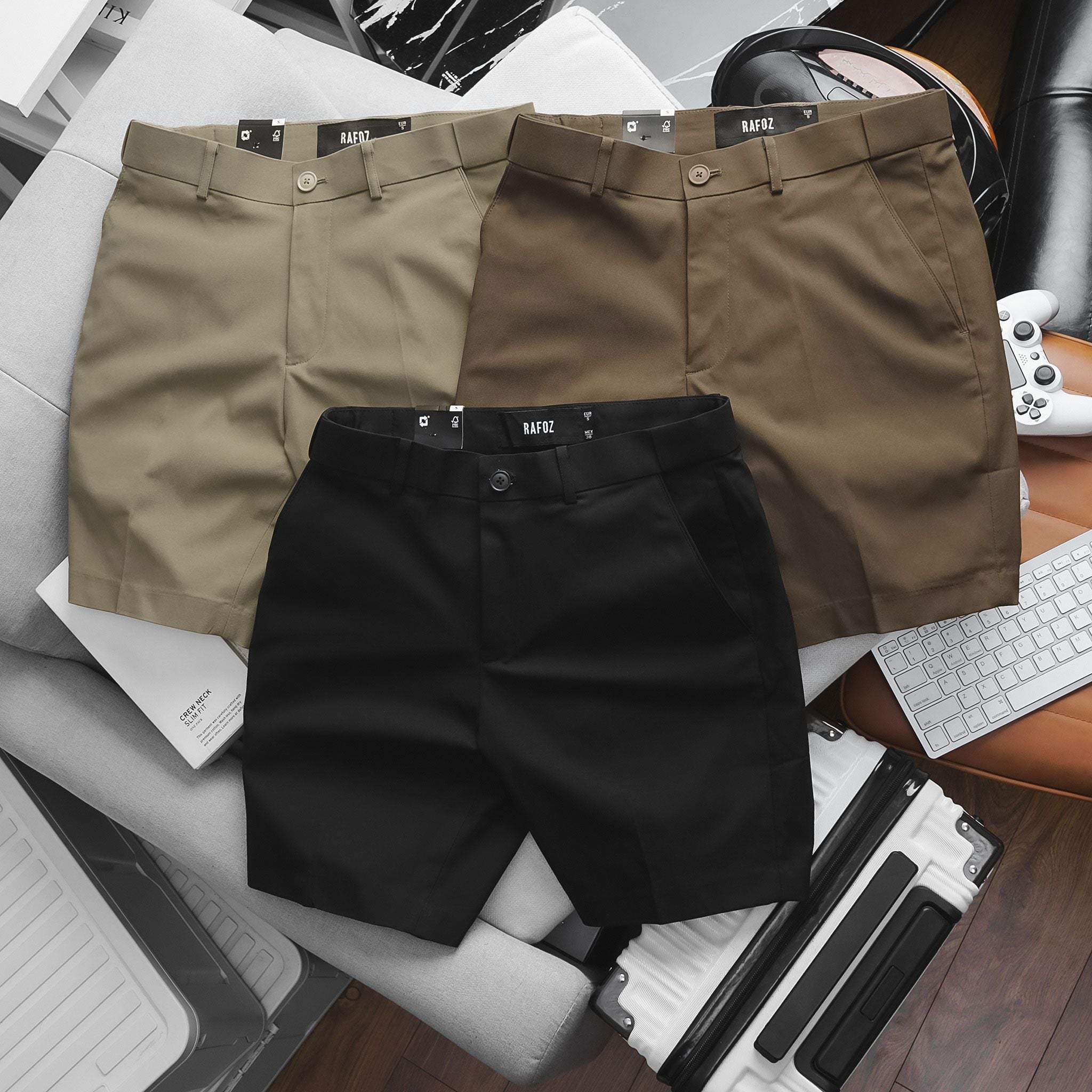 Quần short tây basic RAFOZ - 025 