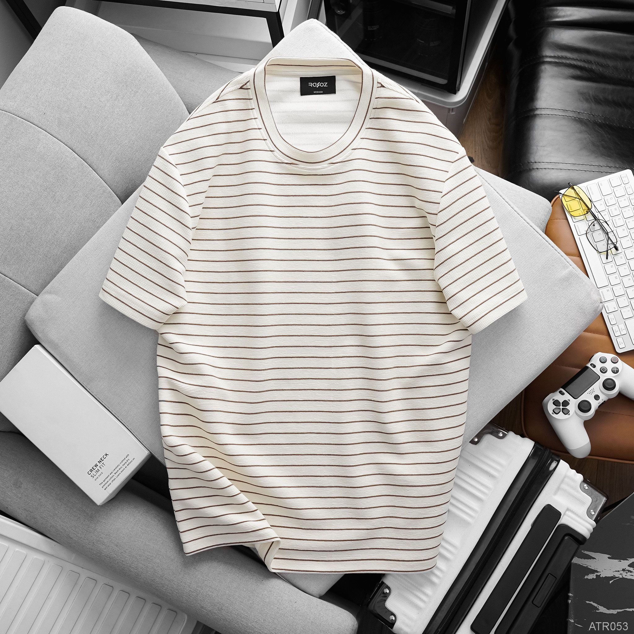  Áo thun RAFOZ Striped regular fit - 053 