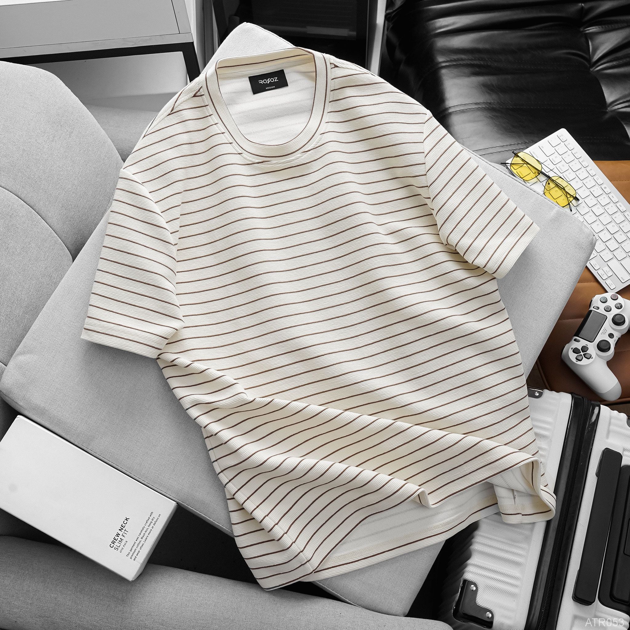  Áo thun RAFOZ Striped regular fit - 053 