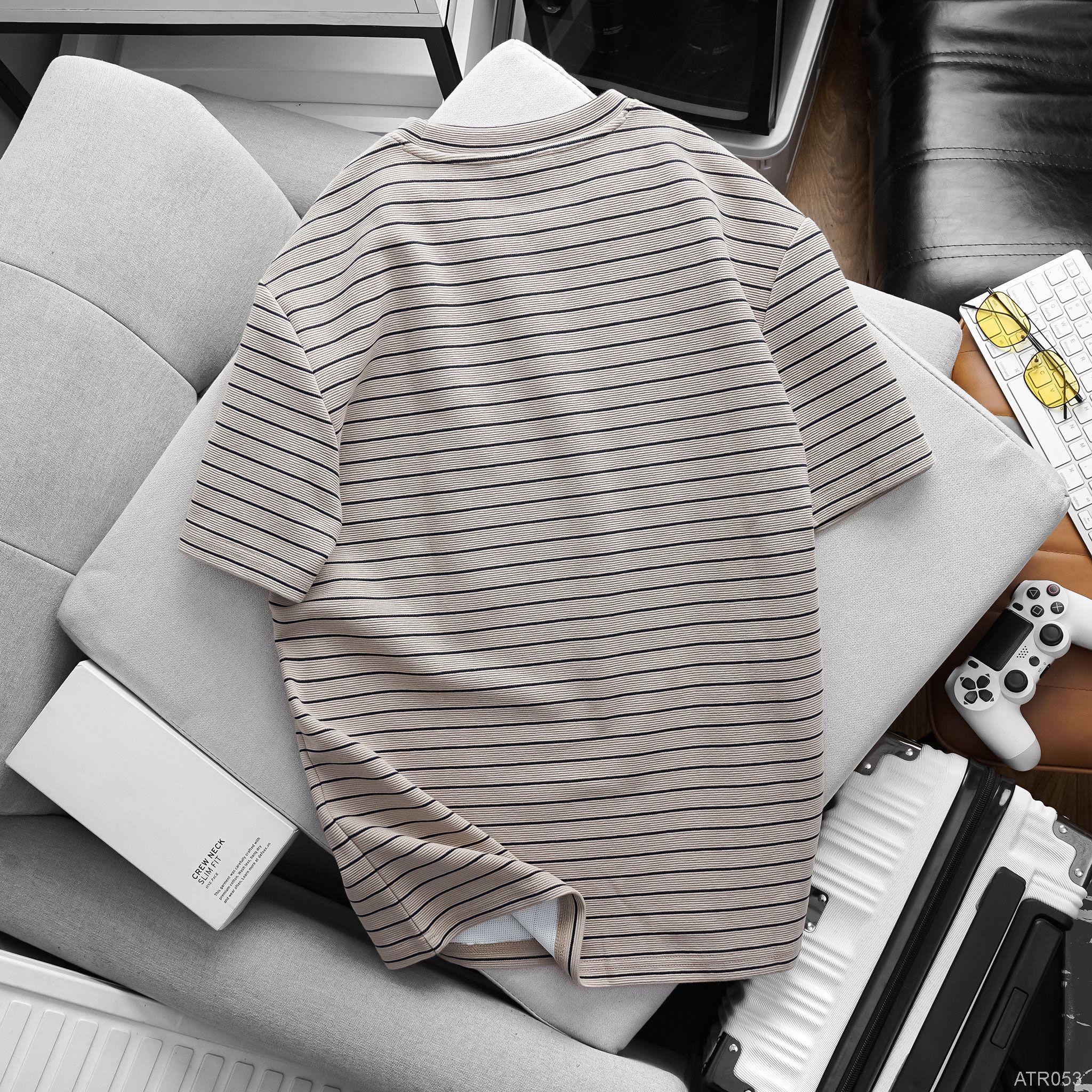  Áo thun RAFOZ Striped regular fit - 053 