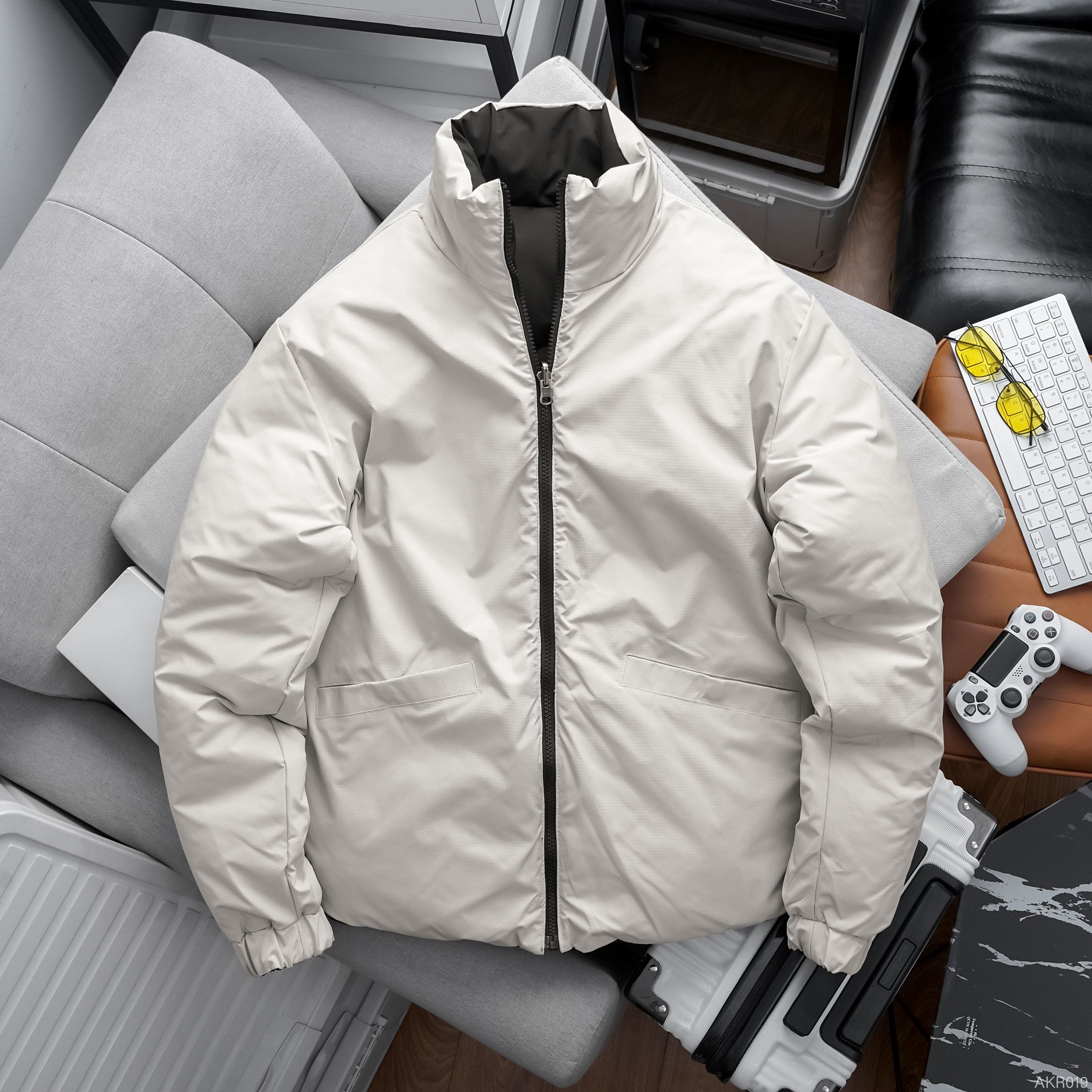  Áo khoác phao RAFOZ 2 mặt basic - 019 