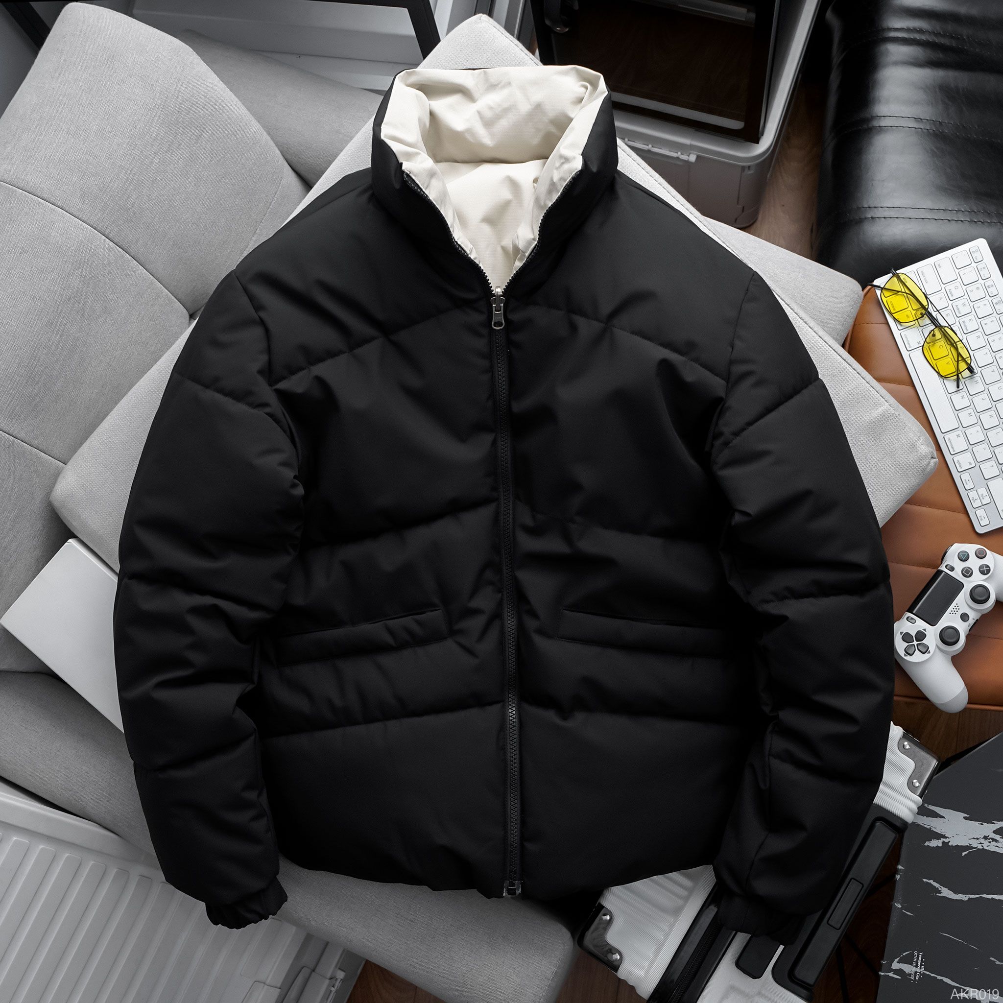  Áo khoác phao RAFOZ 2 mặt basic - 019 