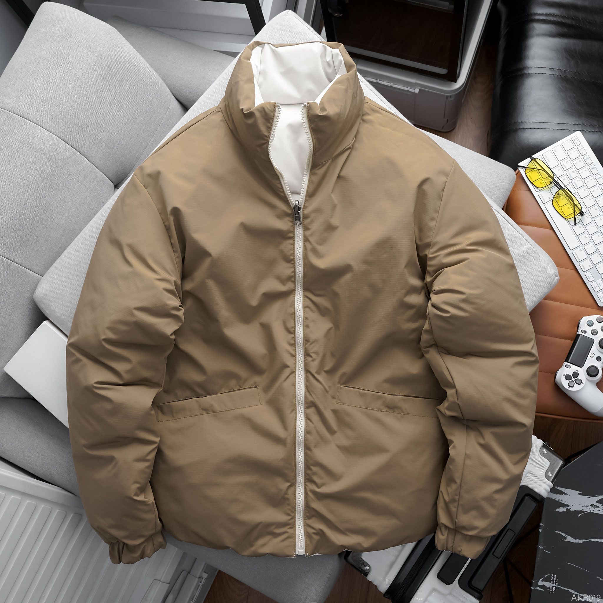  Áo khoác phao RAFOZ 2 mặt basic - 019 