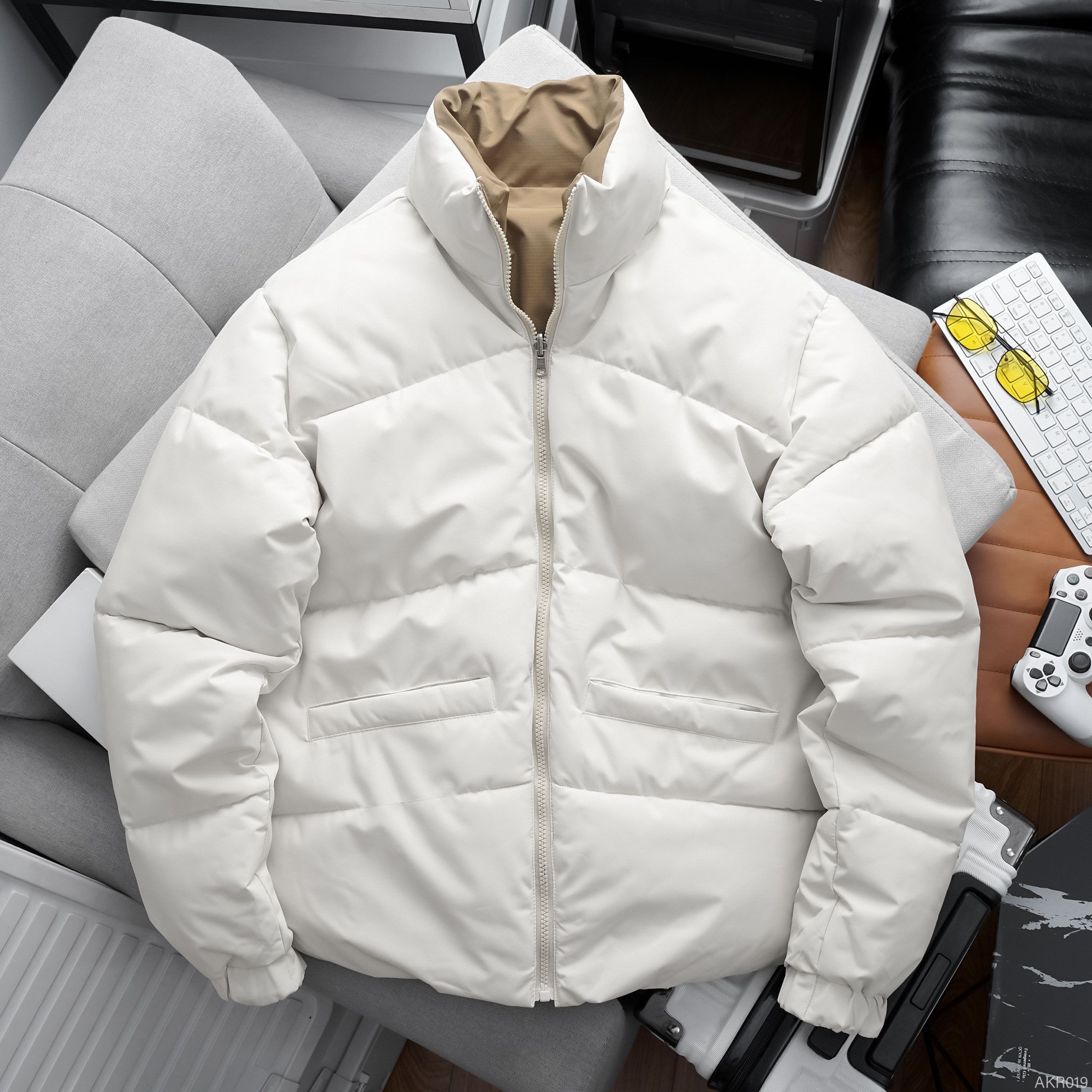  Áo khoác phao RAFOZ 2 mặt basic - 019 