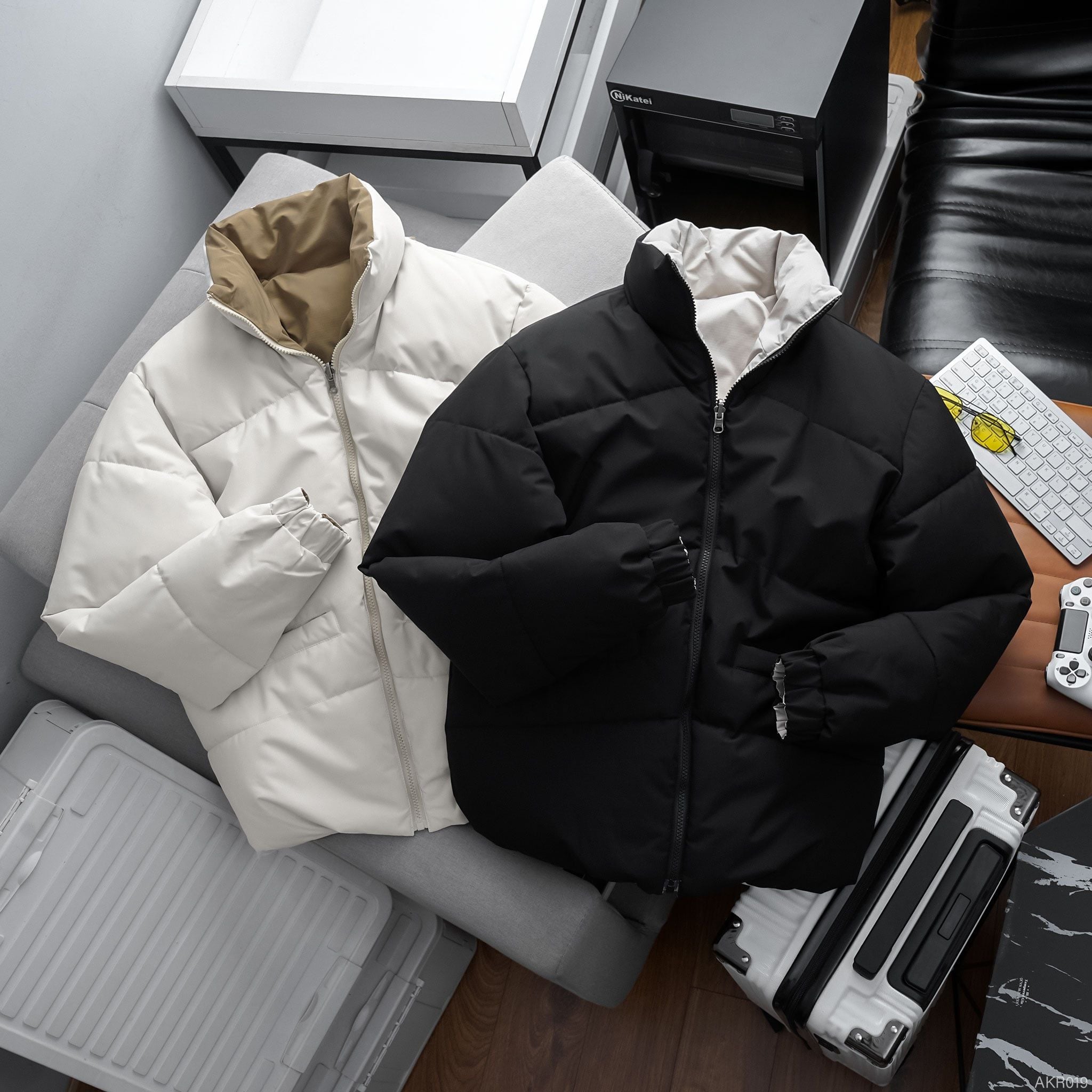  Áo khoác phao RAFOZ 2 mặt basic - 019 