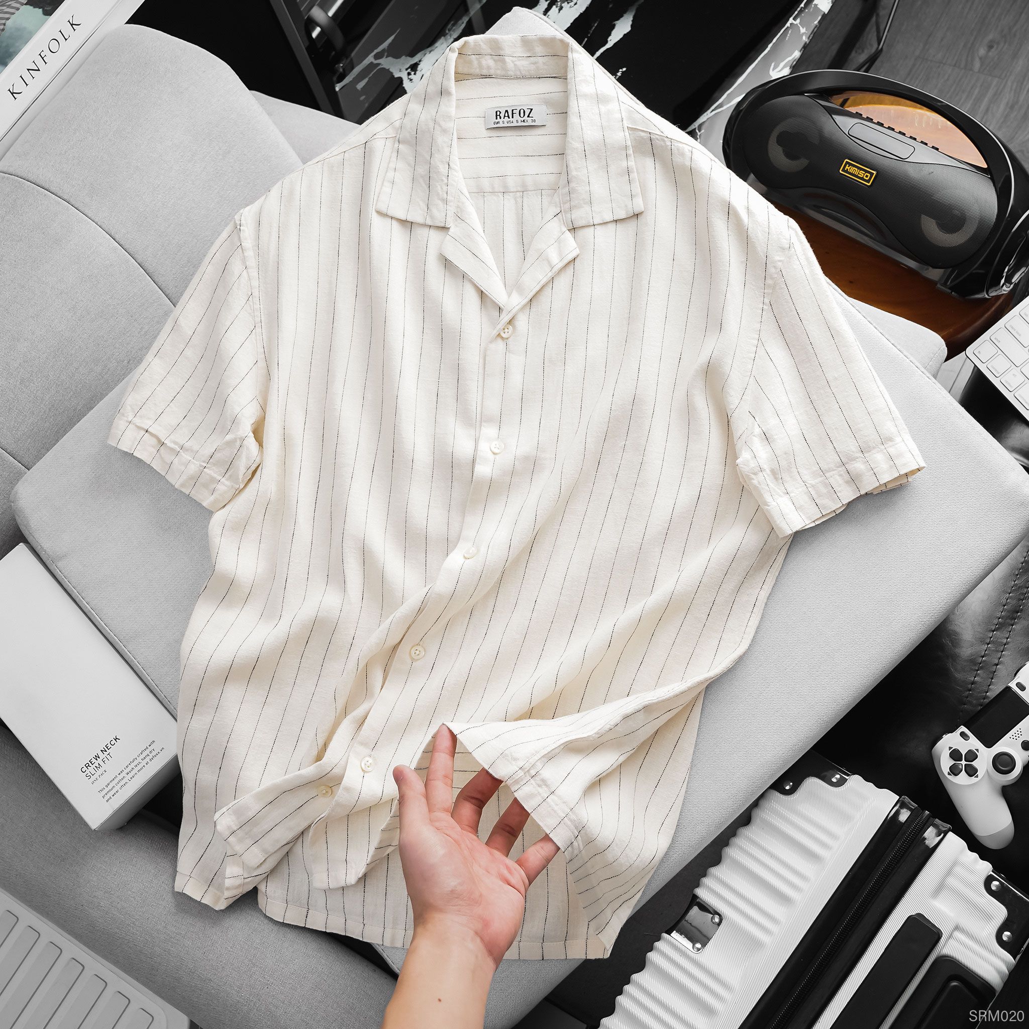  Áo sơ mi RAFOZ vertical stripes - 020 