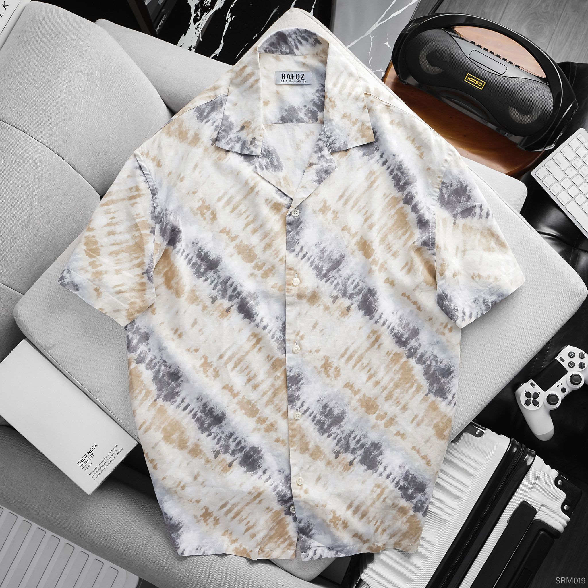  Áo sơ mi cuban RAFOZ color mixture - 019 