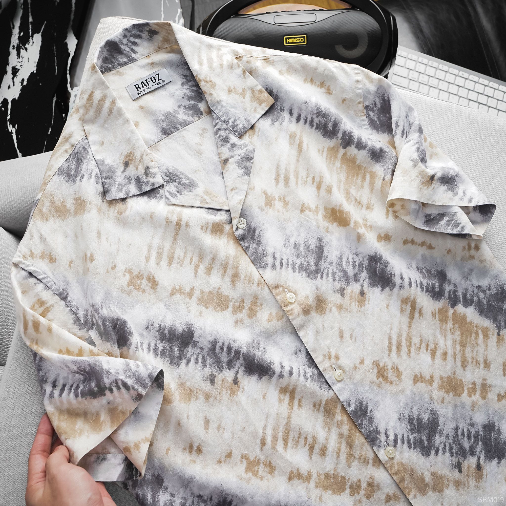  Áo sơ mi cuban RAFOZ color mixture - 019 