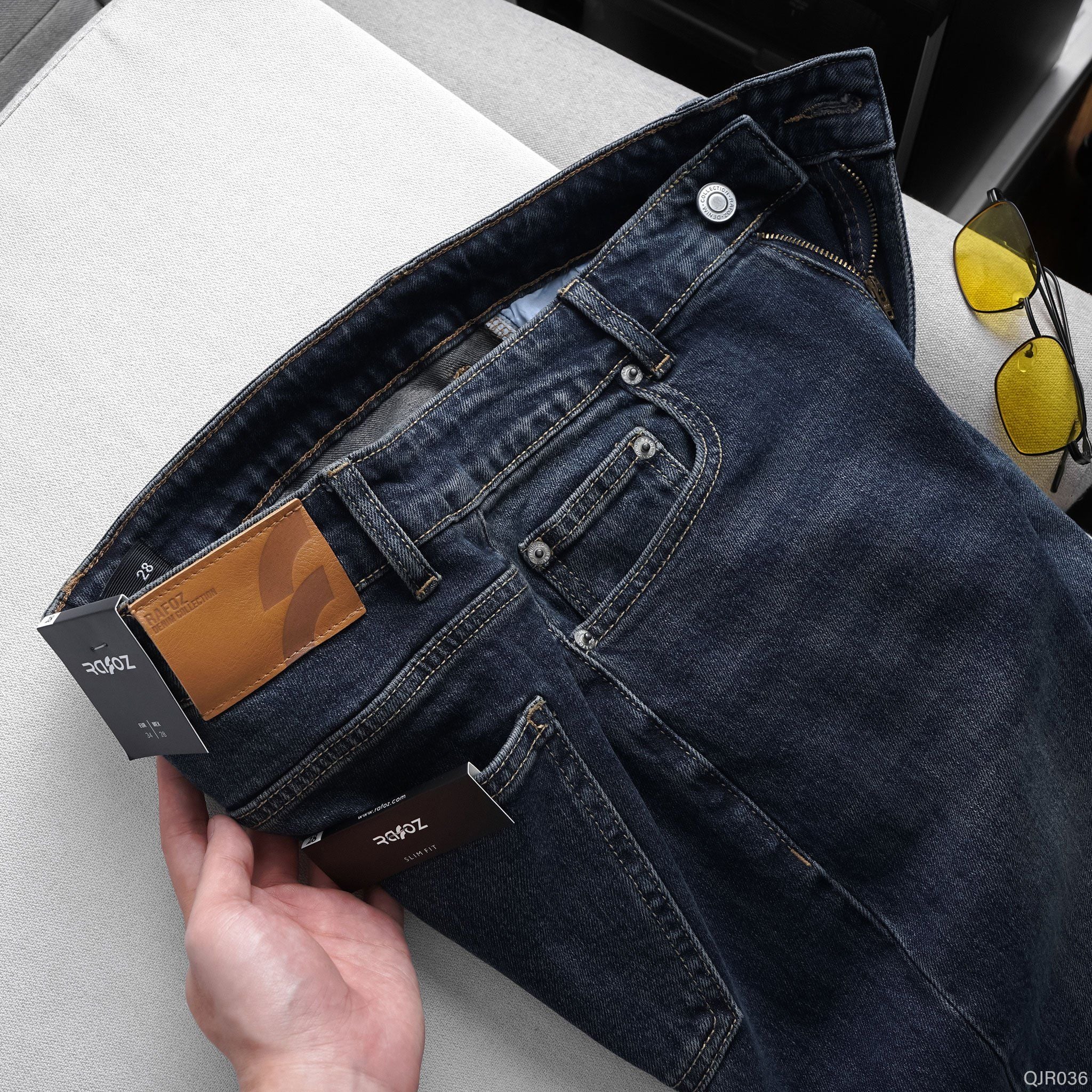  Quần jean slimfit RAFOZ dark blue - 036 