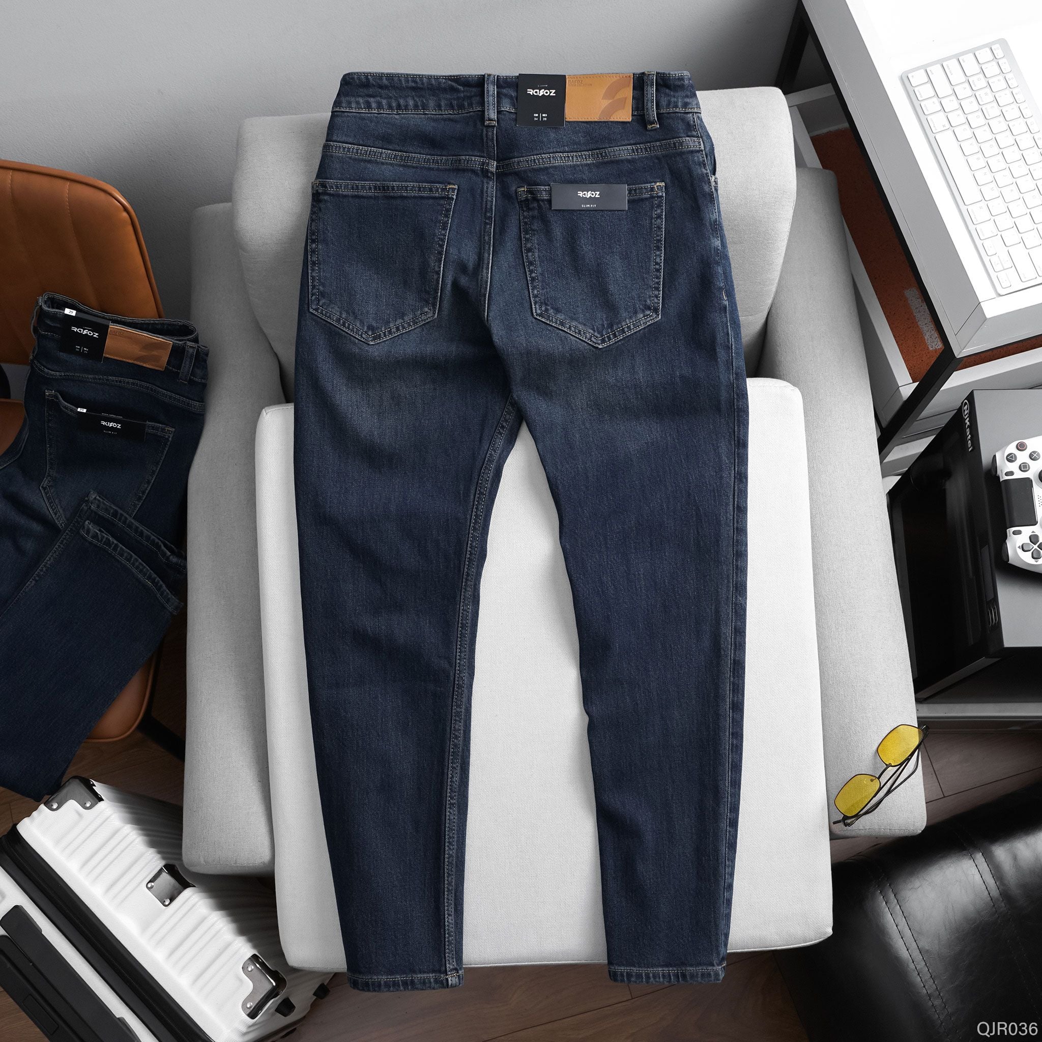  Quần jean slimfit RAFOZ dark blue - 036 