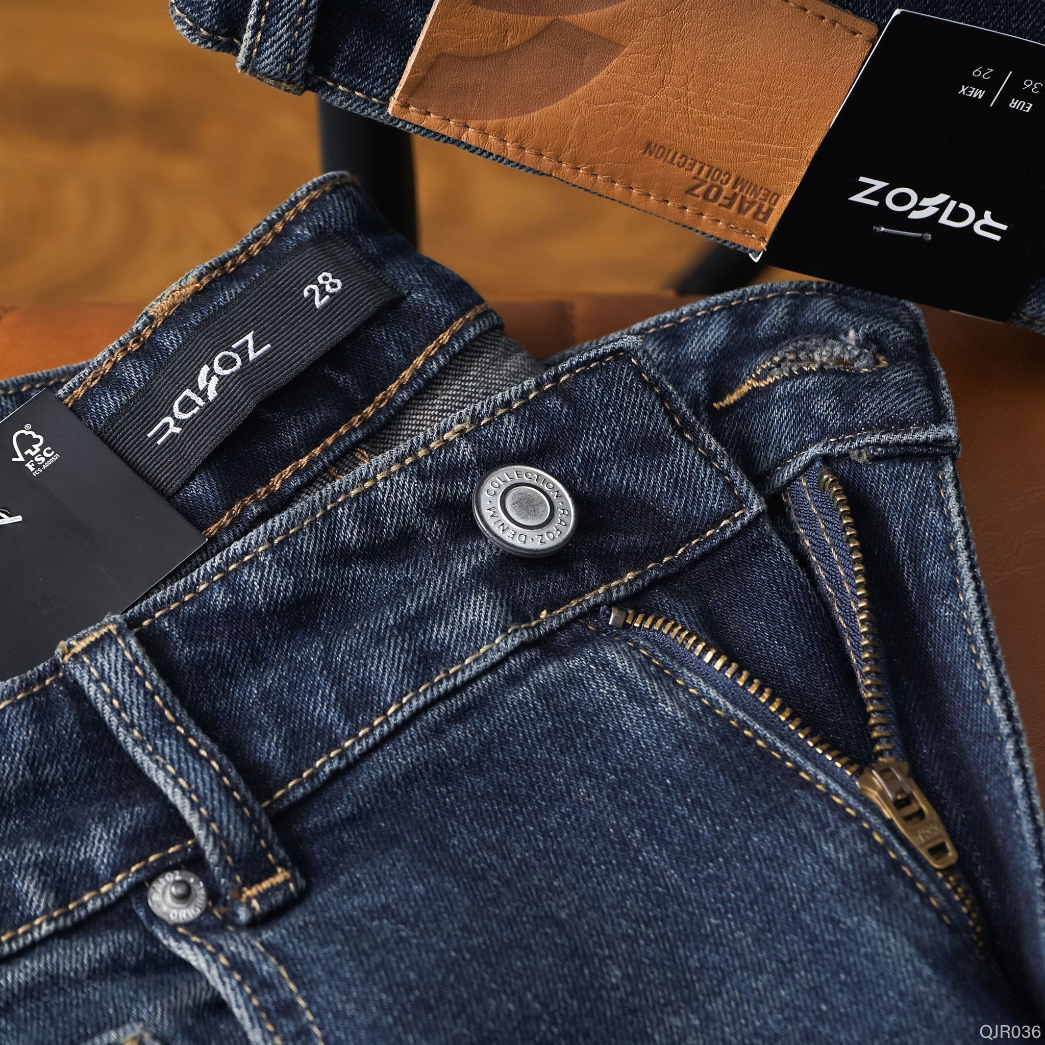  Quần jean slimfit RAFOZ dark blue - 036 