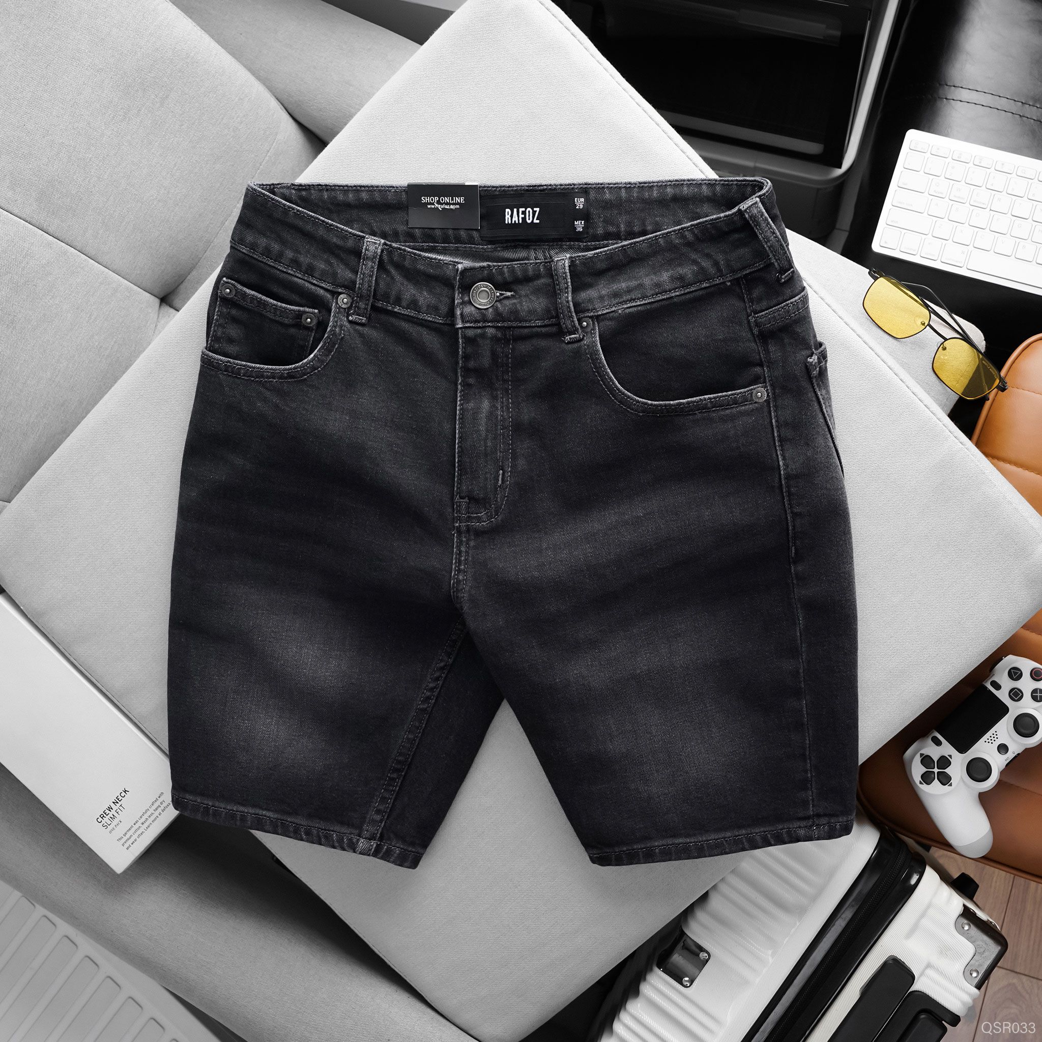 Quần short jean slimfit RAFOZ - 033 