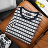  Áo thun RAFOZ textured striped - 049 