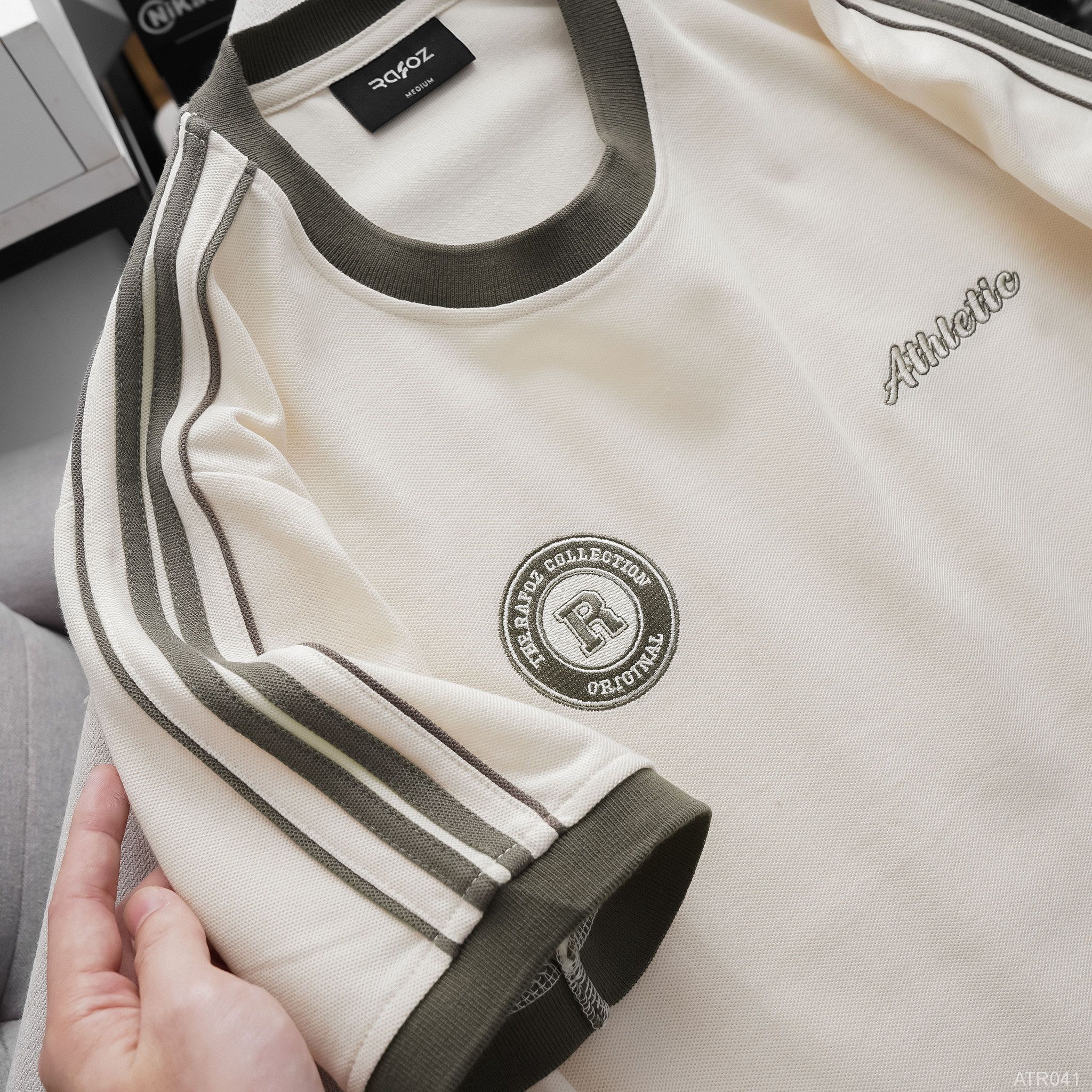  Áo thun RAFOZ Contrast embroidery - 041 