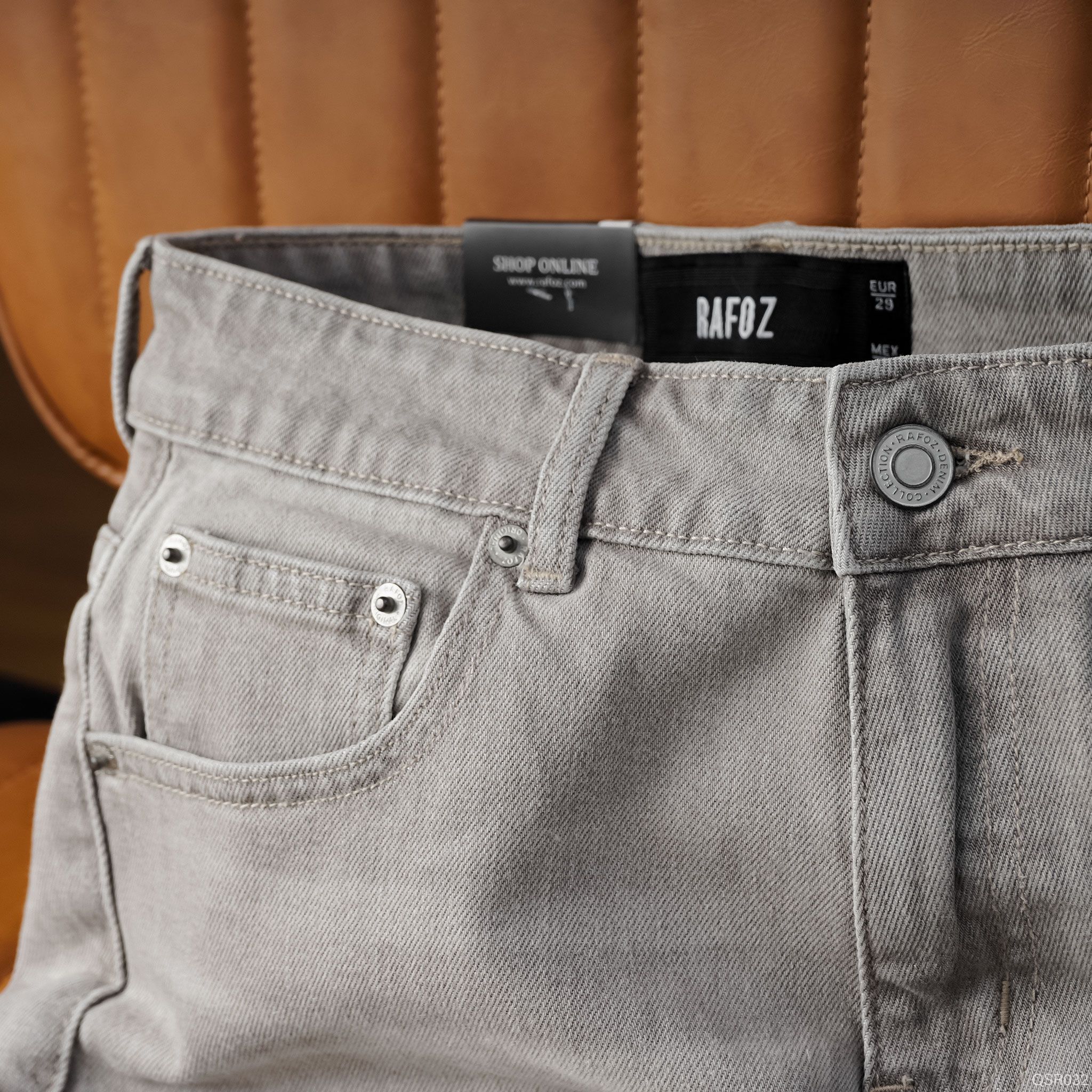  Quần short jean RAFOZ Grey wash - 032 