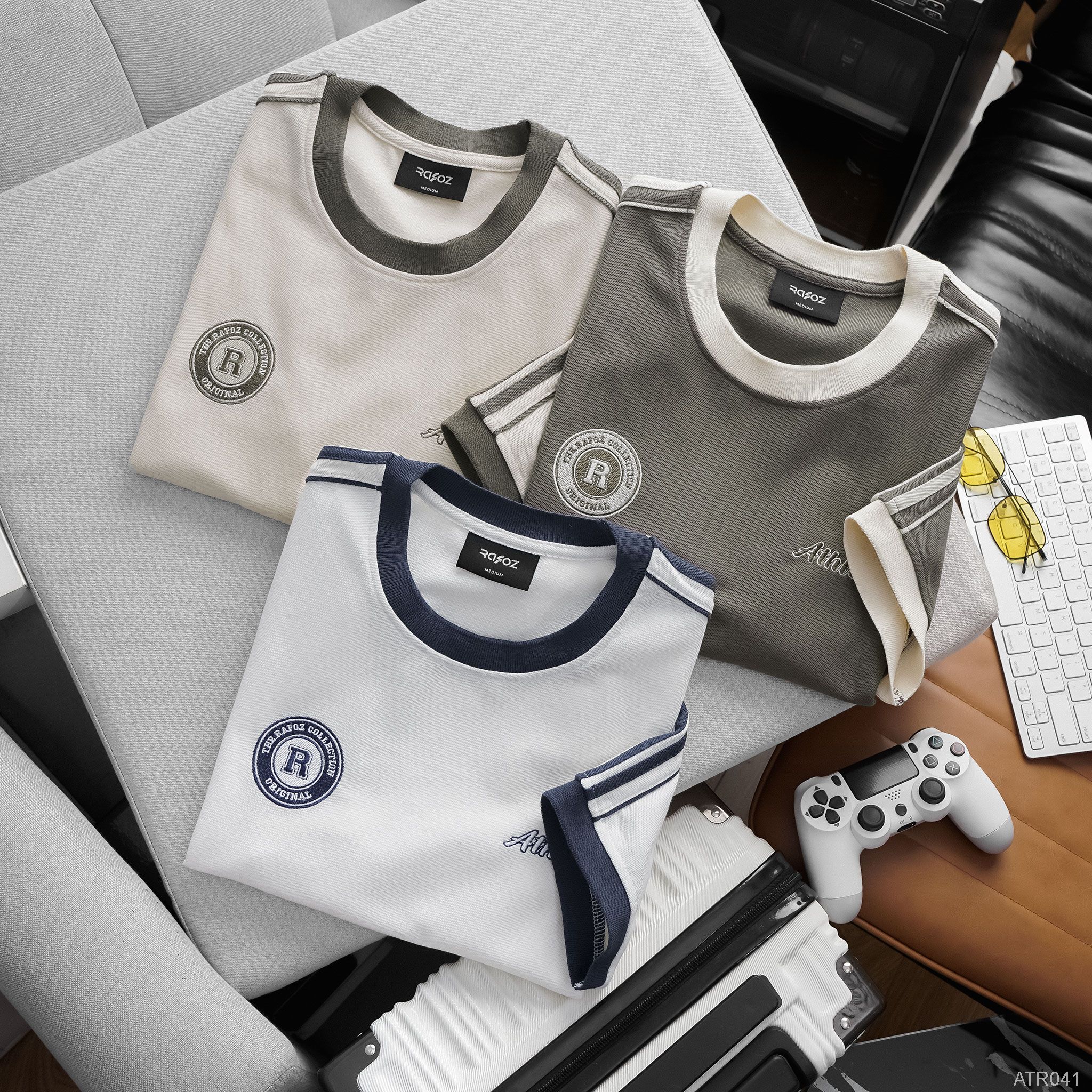  Áo thun RAFOZ Contrast embroidery - 041 