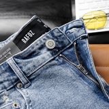  Quần short jean RAFOZ xanh sước - 030 