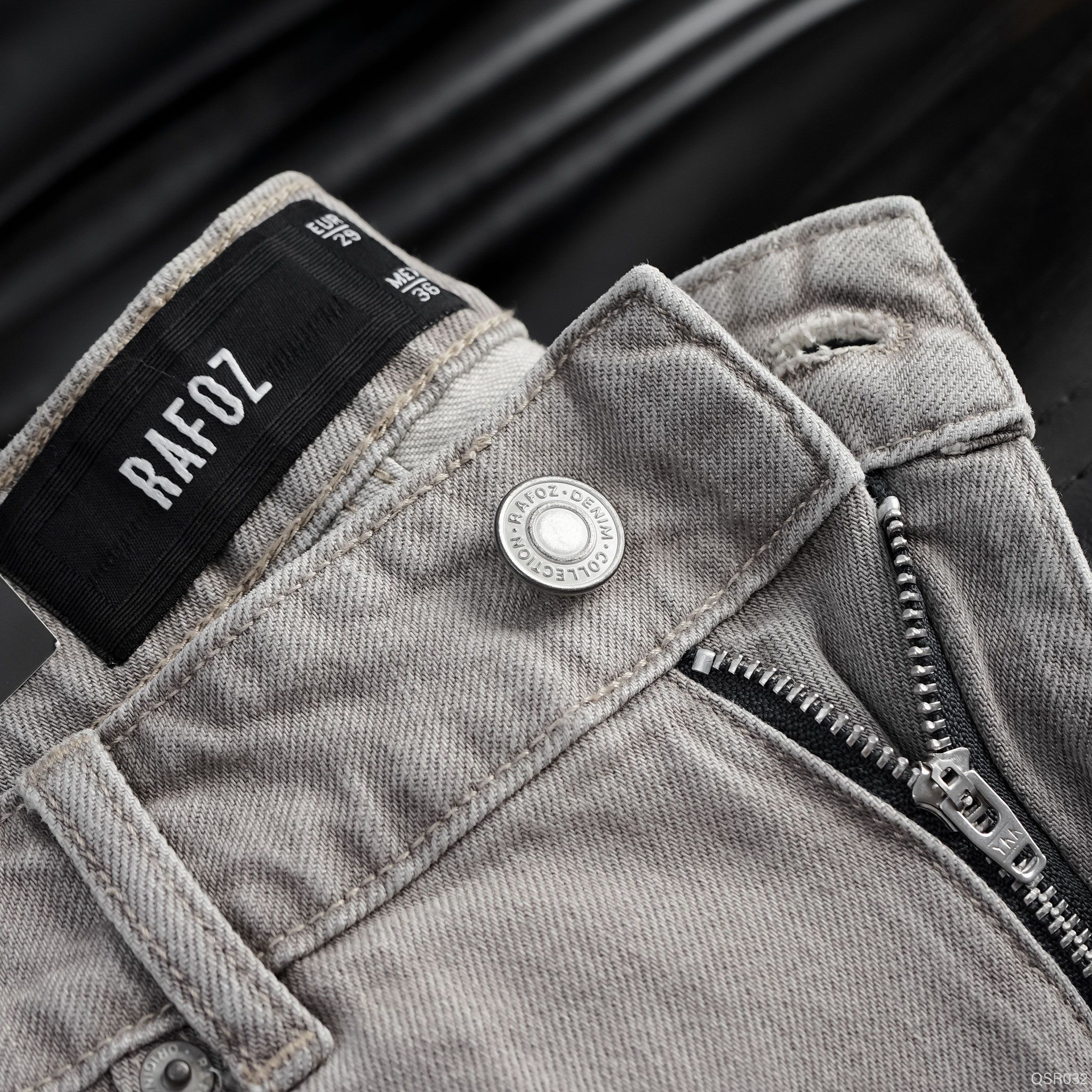  Quần short jean RAFOZ Grey wash - 032 