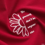  Áo thun RAFOZ flower quotes - 054 