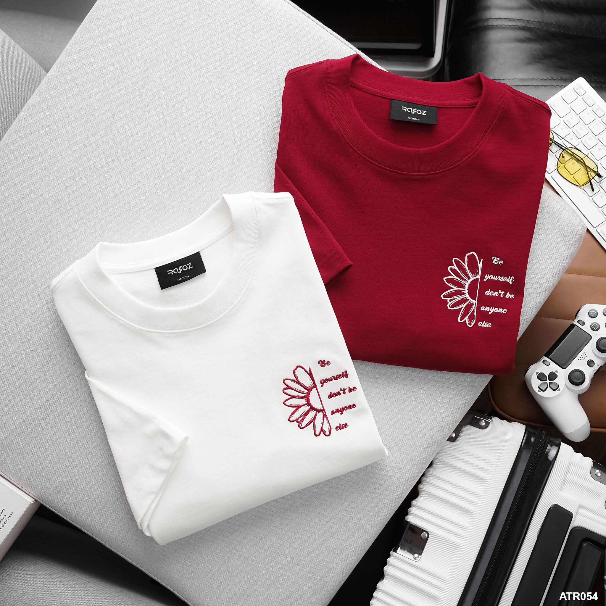  Áo thun RAFOZ flower quotes - 054 