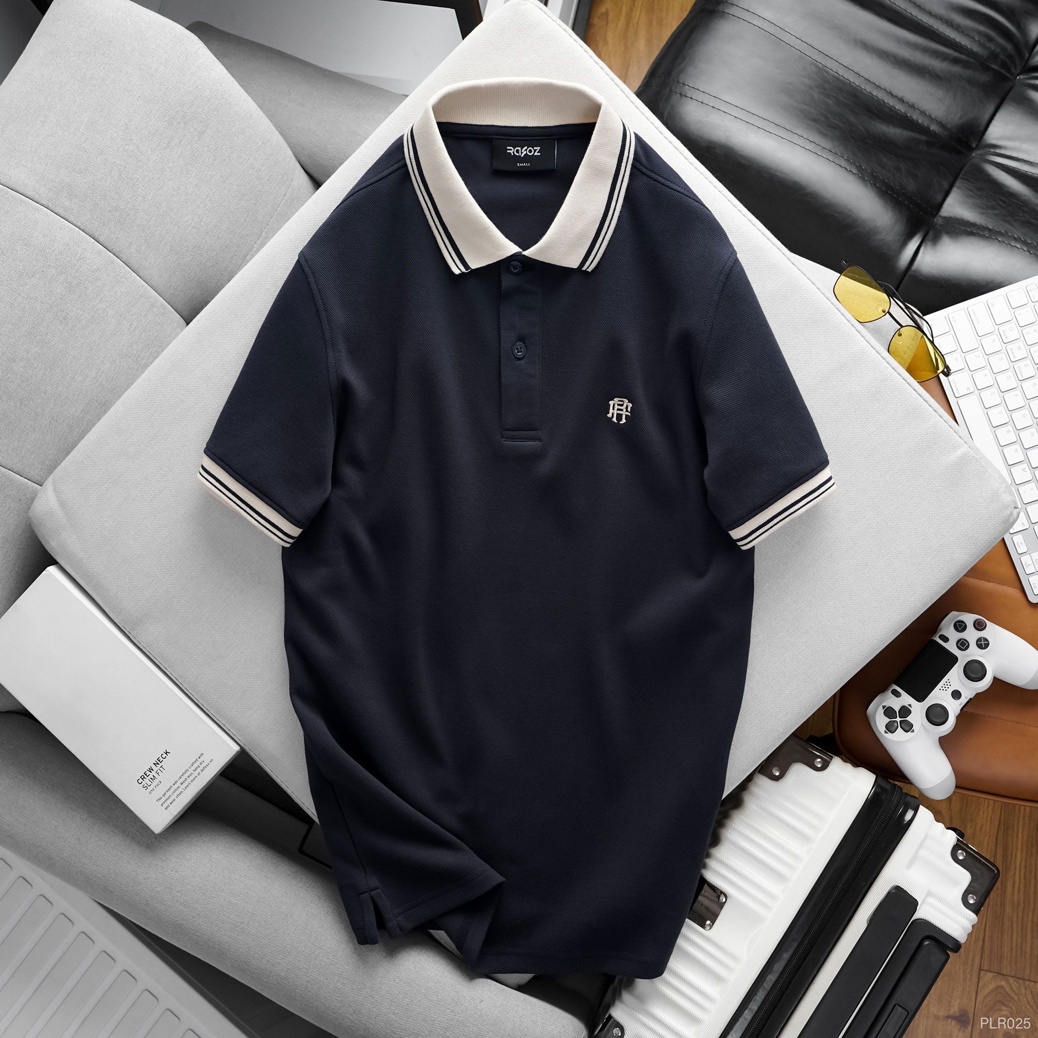  Áo polo RAFOZ phối viền cổ - 025 