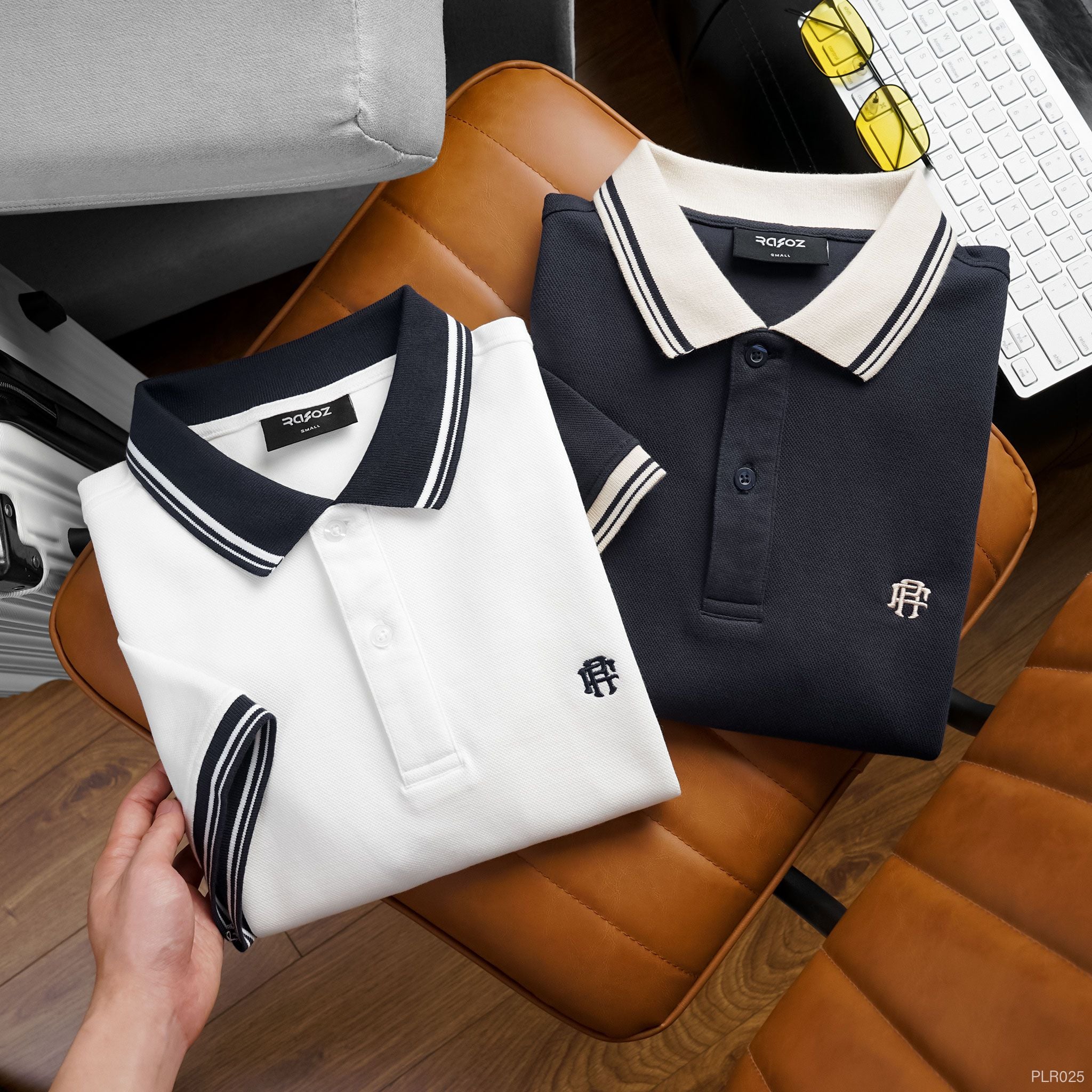  Áo polo RAFOZ phối viền cổ - 025 