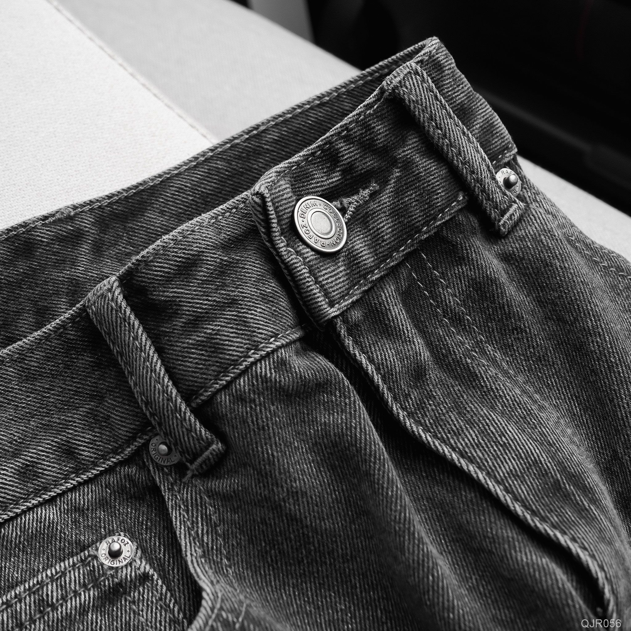  Quần jean RAFOZ Grey wash relaxed - 056 