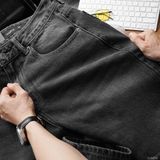  Quần jean RAFOZ Grey wash relaxed - 056 