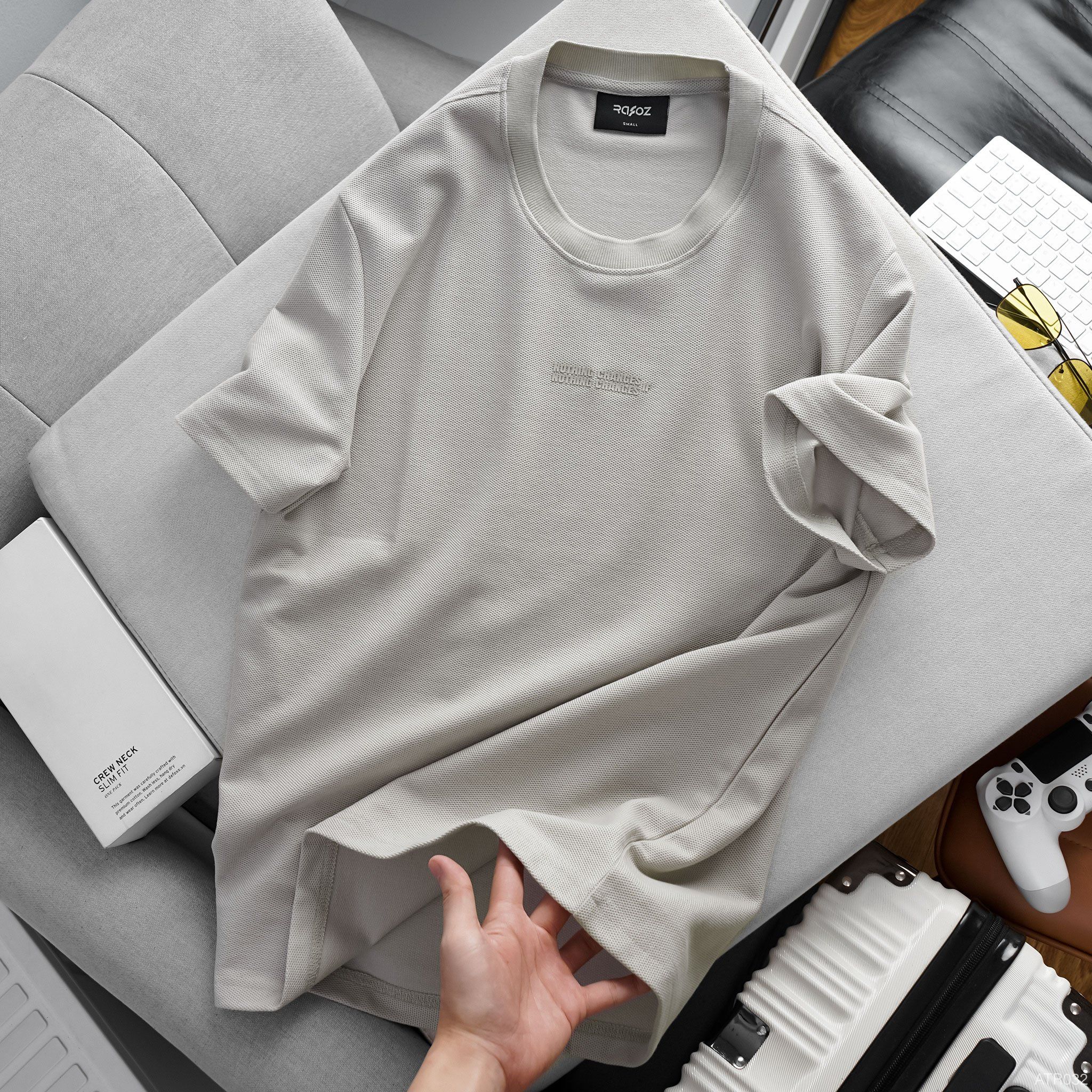  Áo thun RAFOZ In chữ basic - 032 