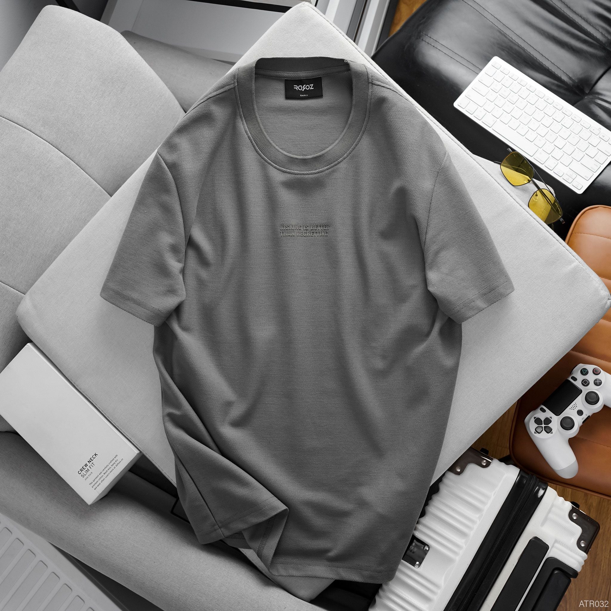  Áo thun RAFOZ In chữ basic - 032 