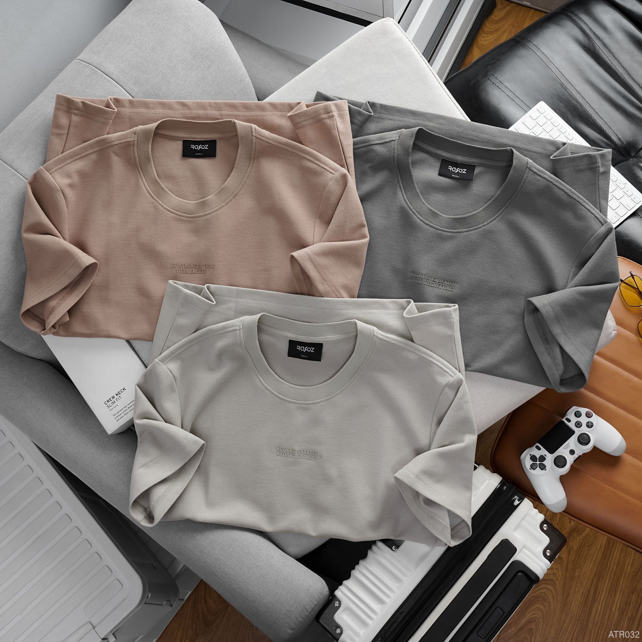  Áo thun RAFOZ In chữ basic - 032 