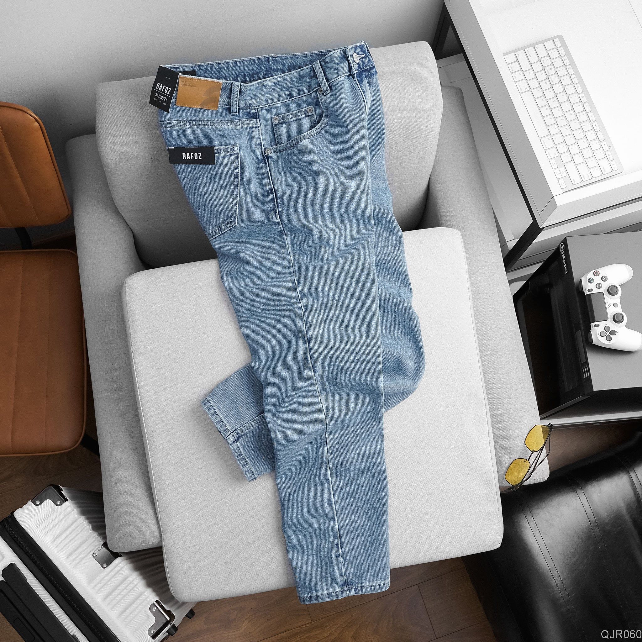  Quần jean relaxed RAFOZ light blue - 060 