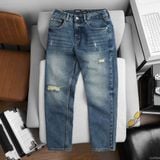  Quần jean relaxed RAFOZ blue ripped - 054 