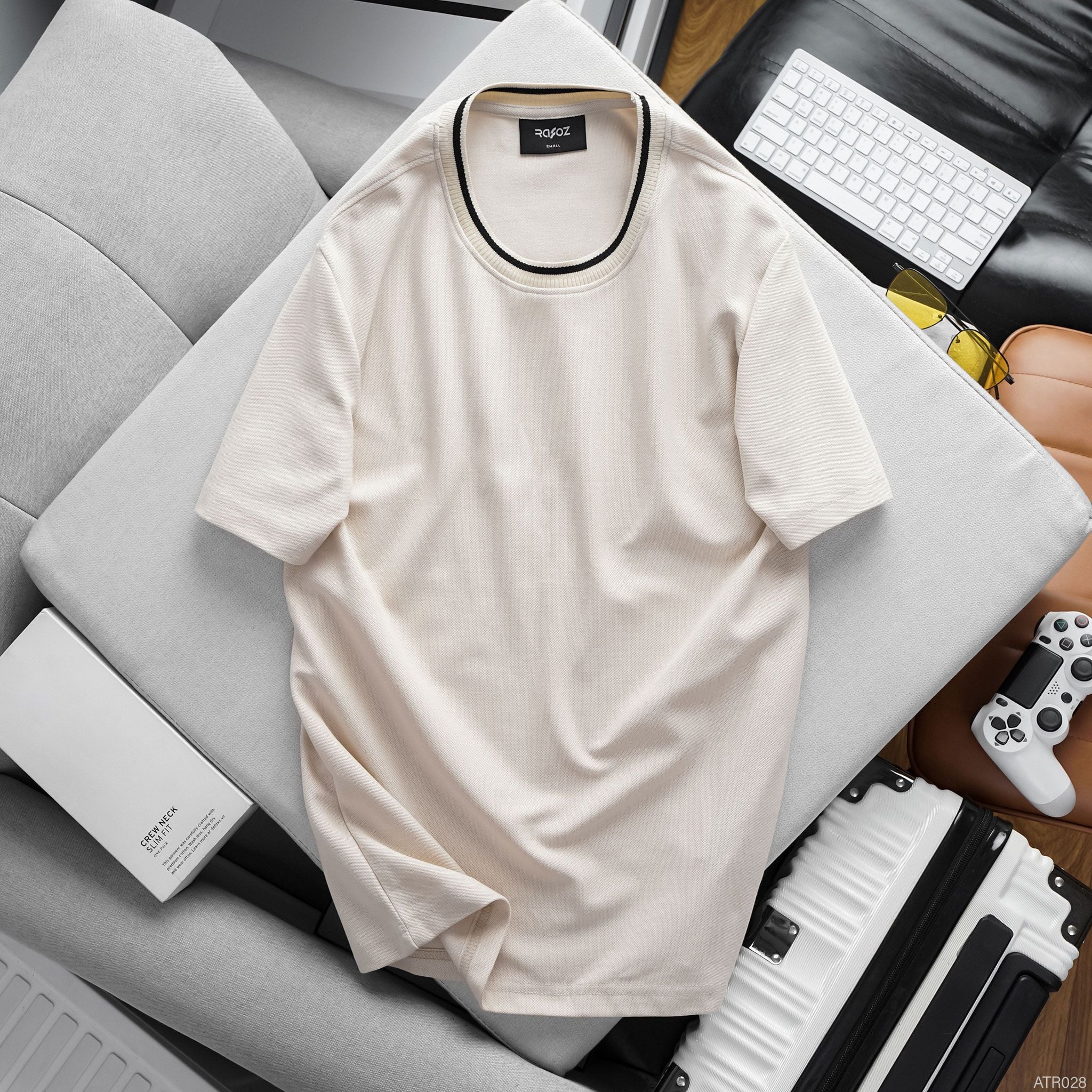  Áo thun RAFOZ color scheme collar - 028 