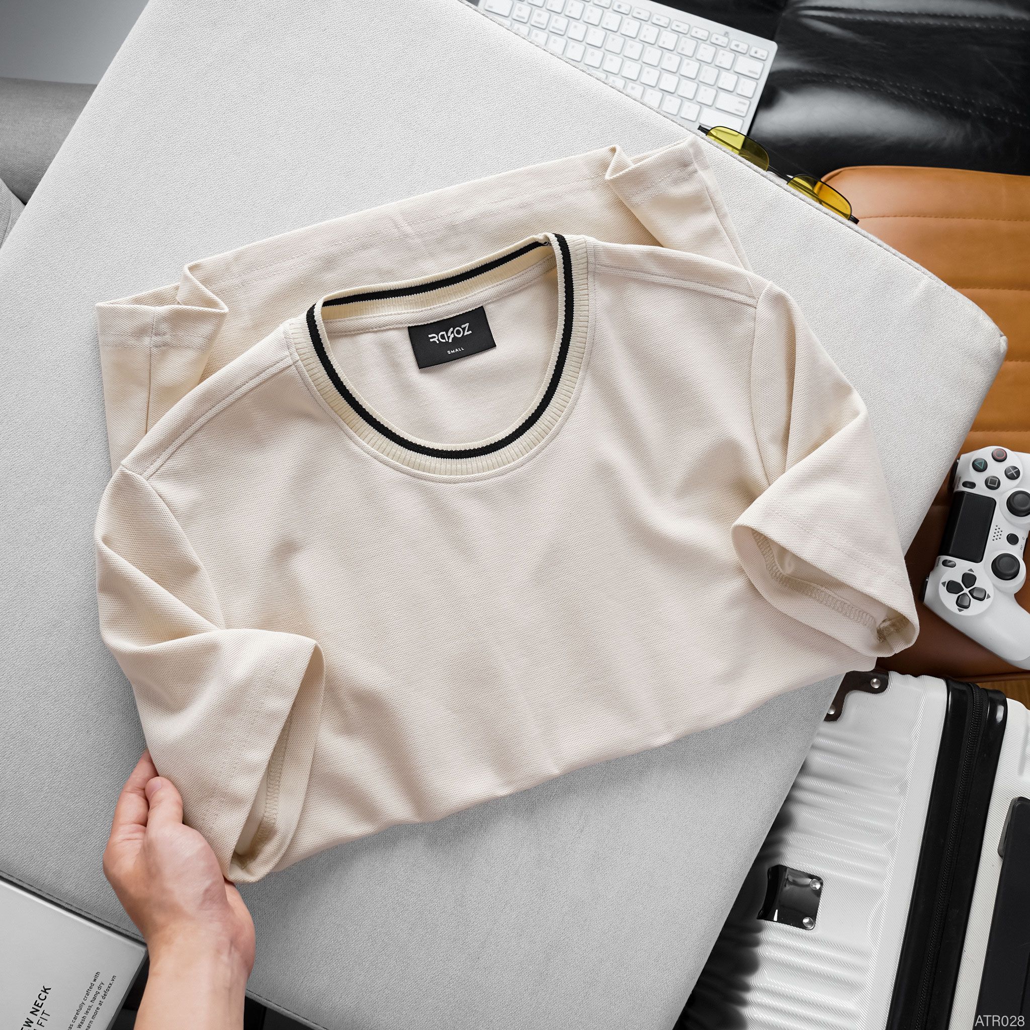  Áo thun RAFOZ color scheme collar - 028 