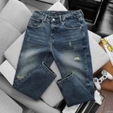  Quần jean relaxed RAFOZ blue ripped - 054 