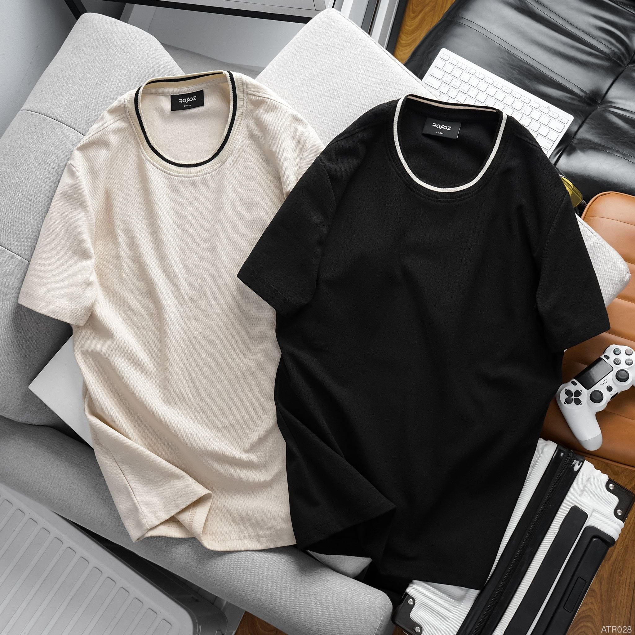  Áo thun RAFOZ color scheme collar - 028 