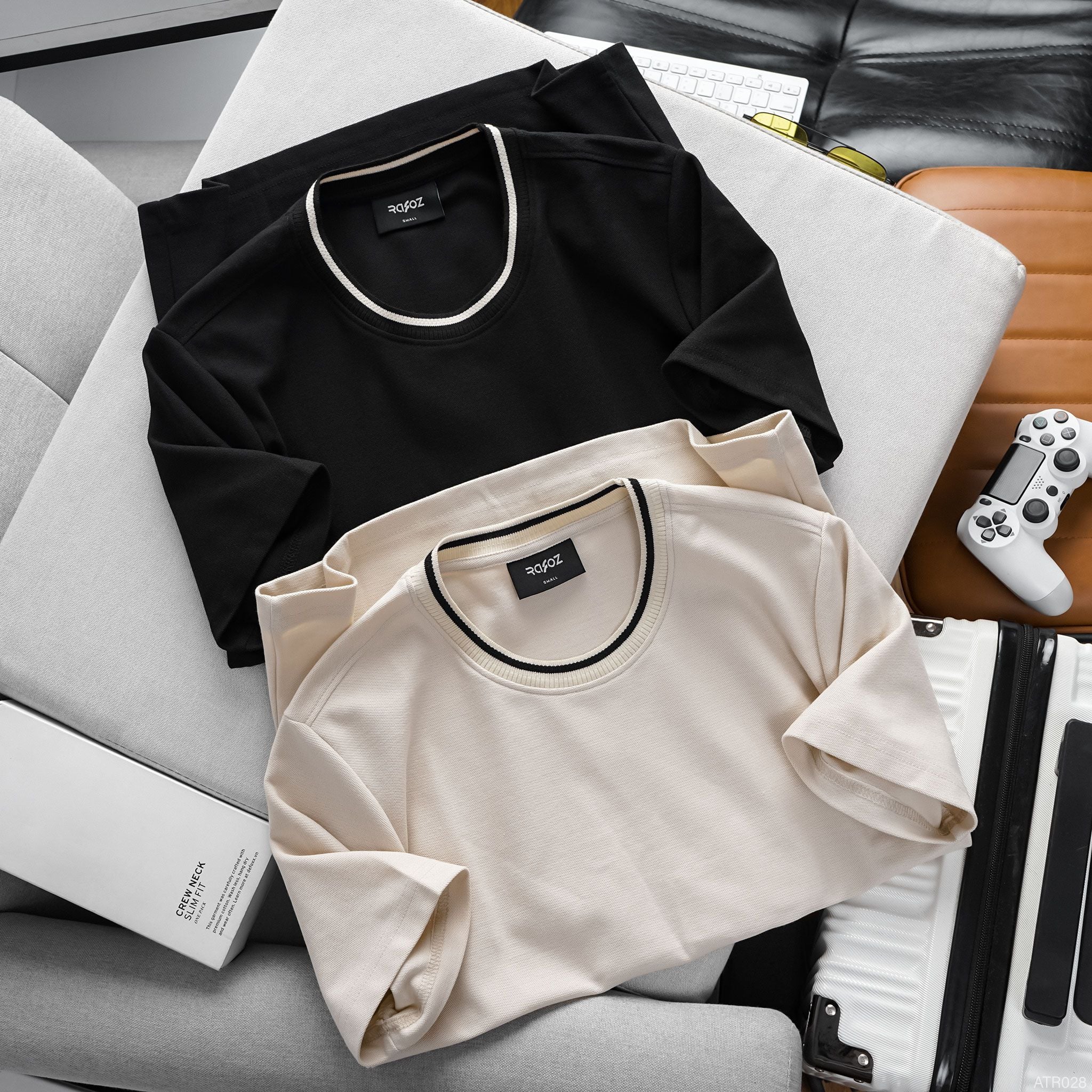  Áo thun RAFOZ color scheme collar - 028 