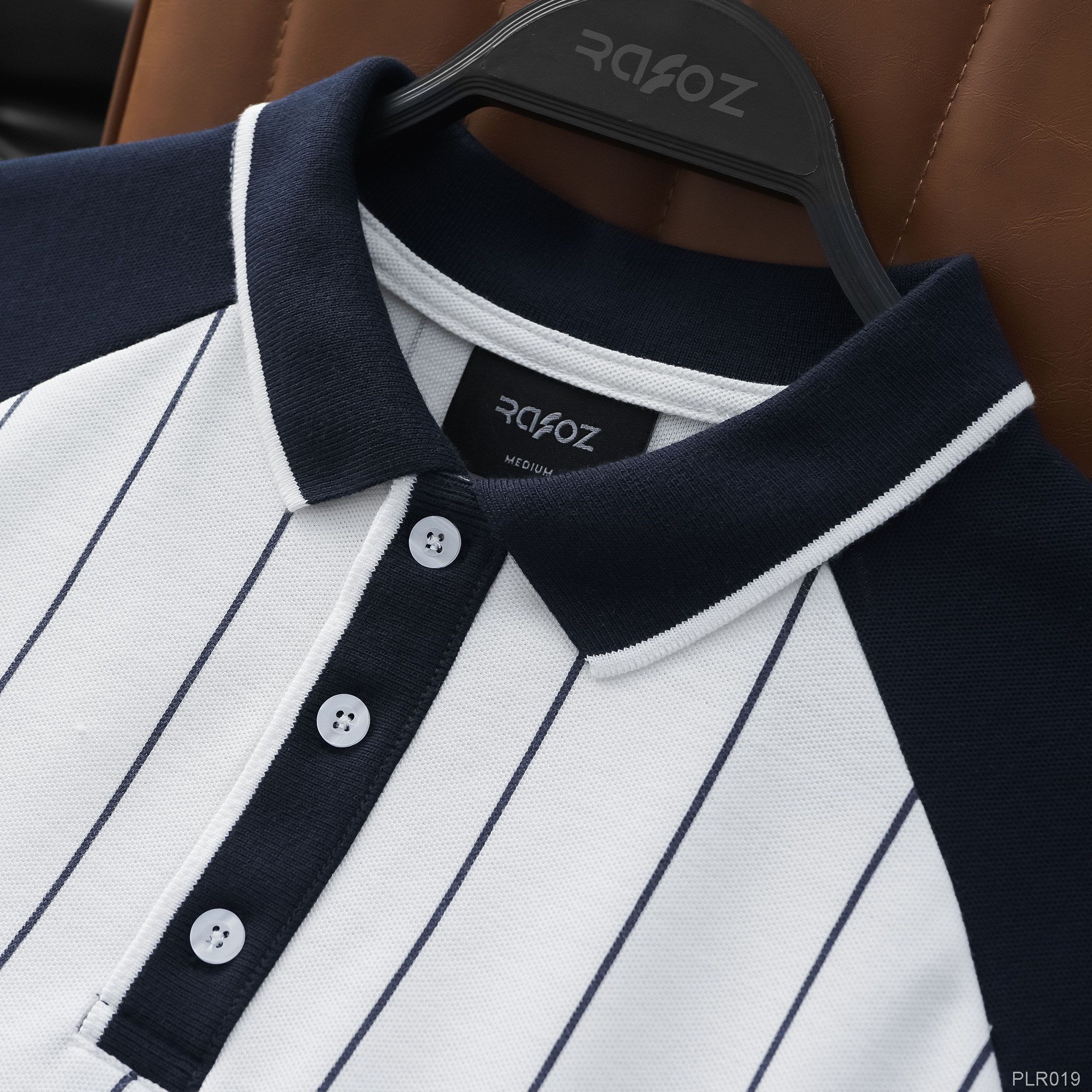  Áo polo raglan kẻ dọc RAFOZ - 019 