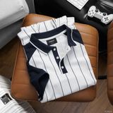  Áo polo raglan kẻ dọc RAFOZ - 019 