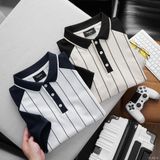  Áo polo raglan kẻ dọc RAFOZ - 019 