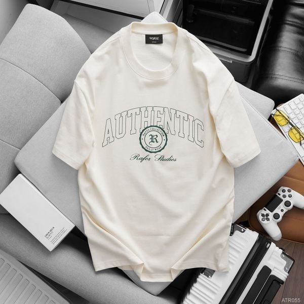  Áo thun RAFOZ beige print - 056 