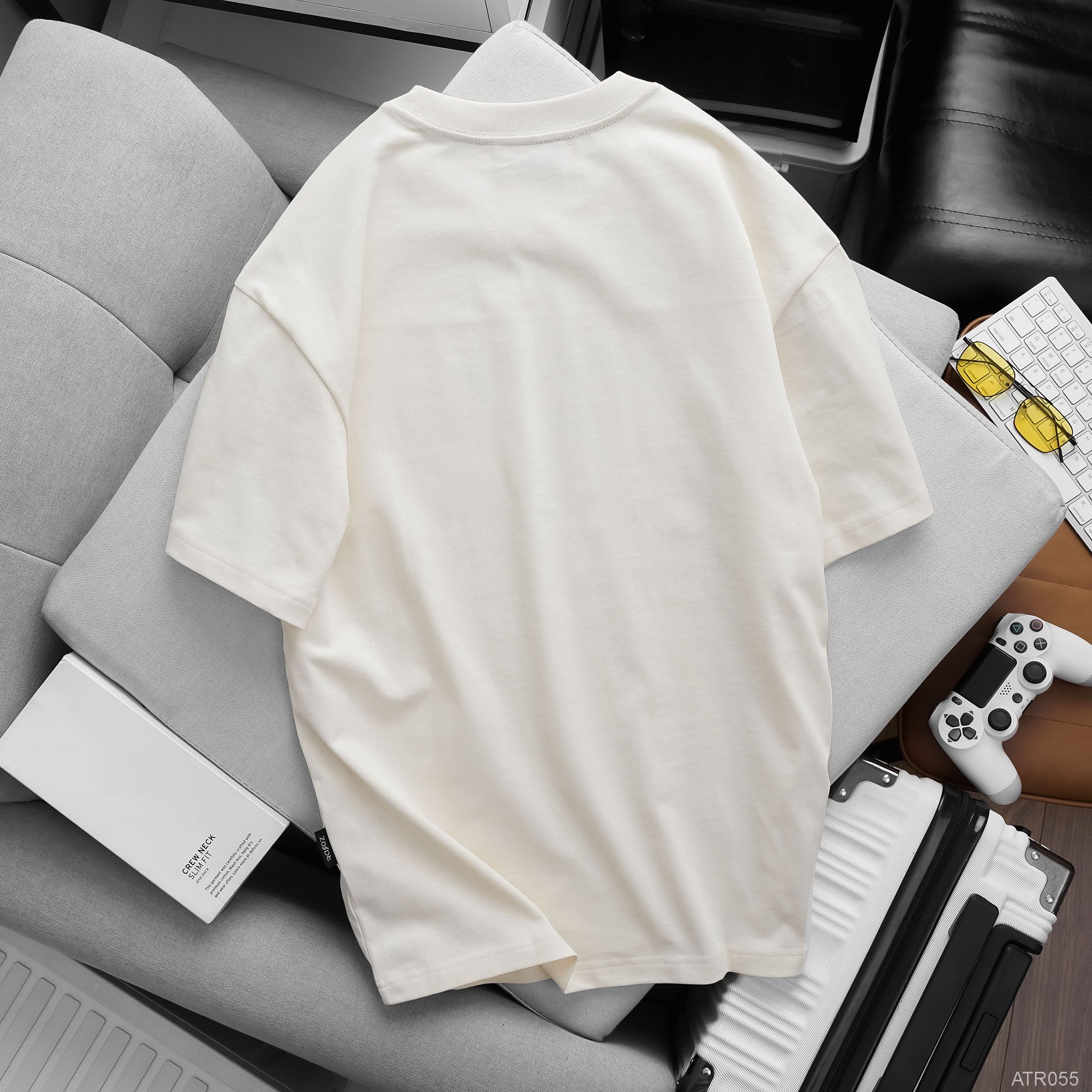  Áo thun RAFOZ beige print - 056 