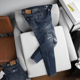  Quần jean RAFOZ dark blue ripped - 042 
